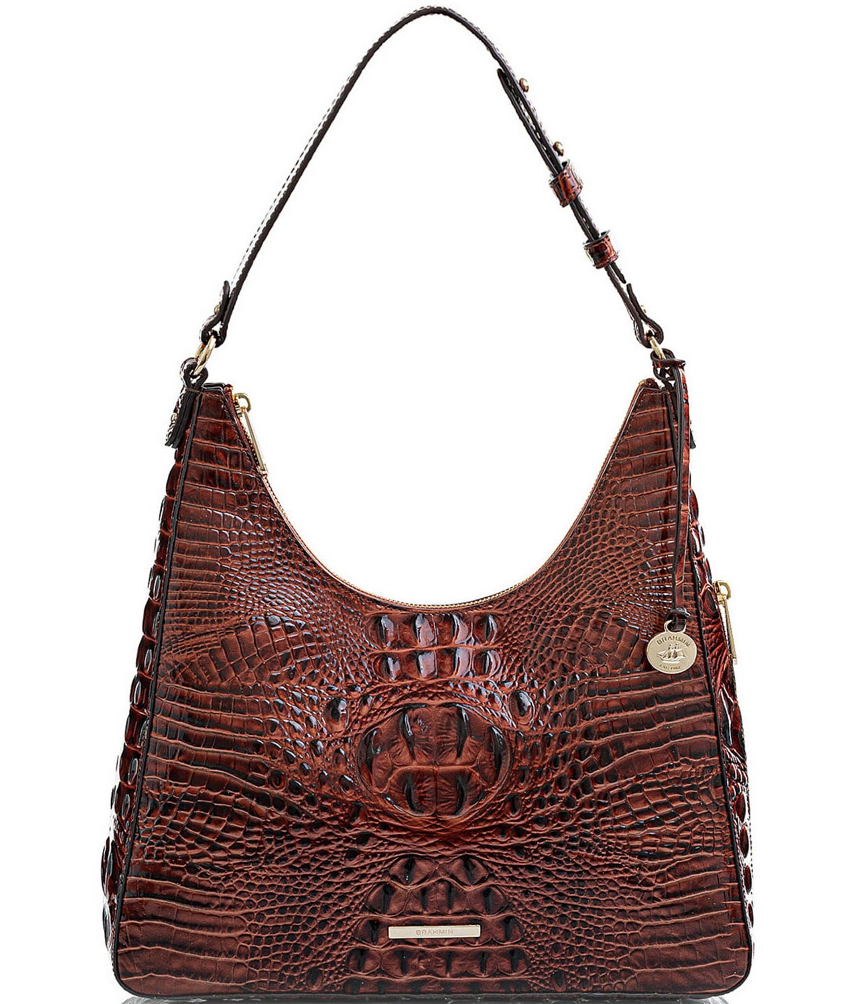 Brahmin Mother of Pearl Lorelei NWT  Tan shoulder bag, Brown leather  shoulder bag, Brahmin purses