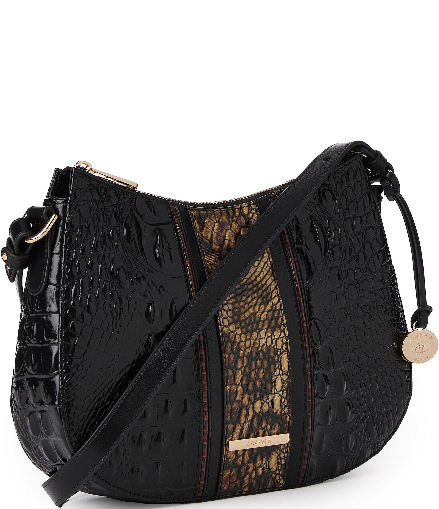 BRAHMIN Melbourne Collection Untamed Shayna Crossbody Bag