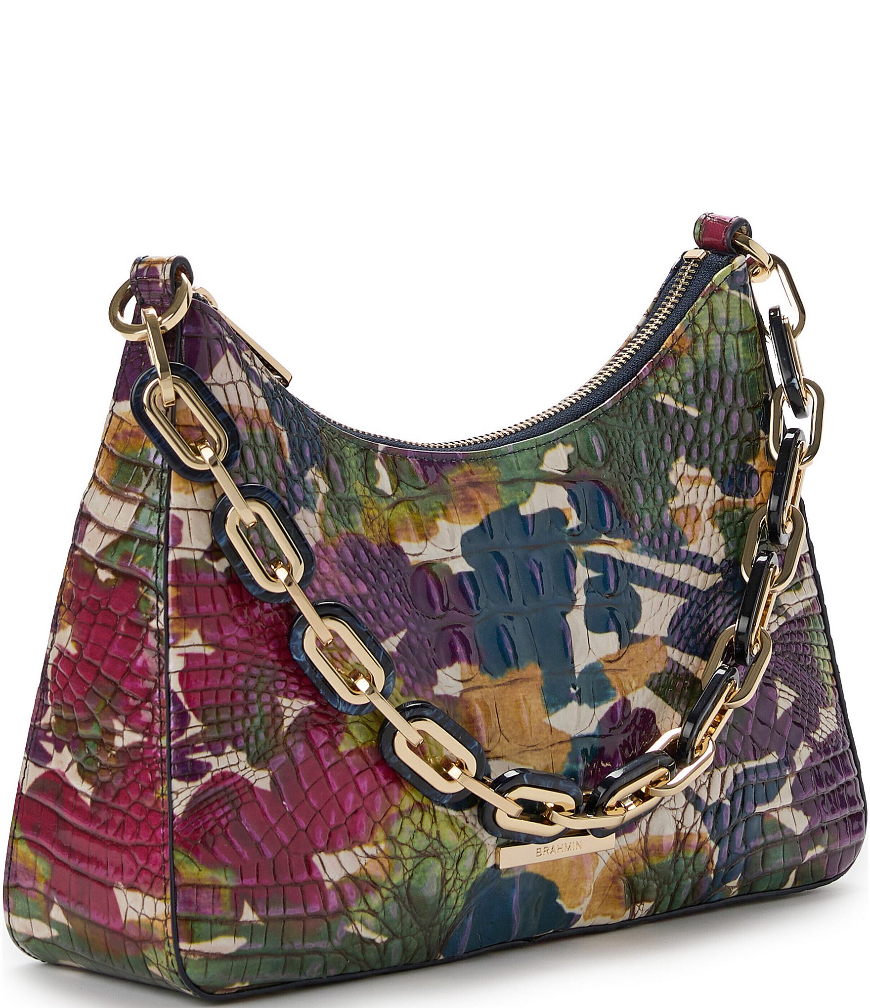 BRAHMIN Melbourne Collection Wildflower Esme Shoulder Bag