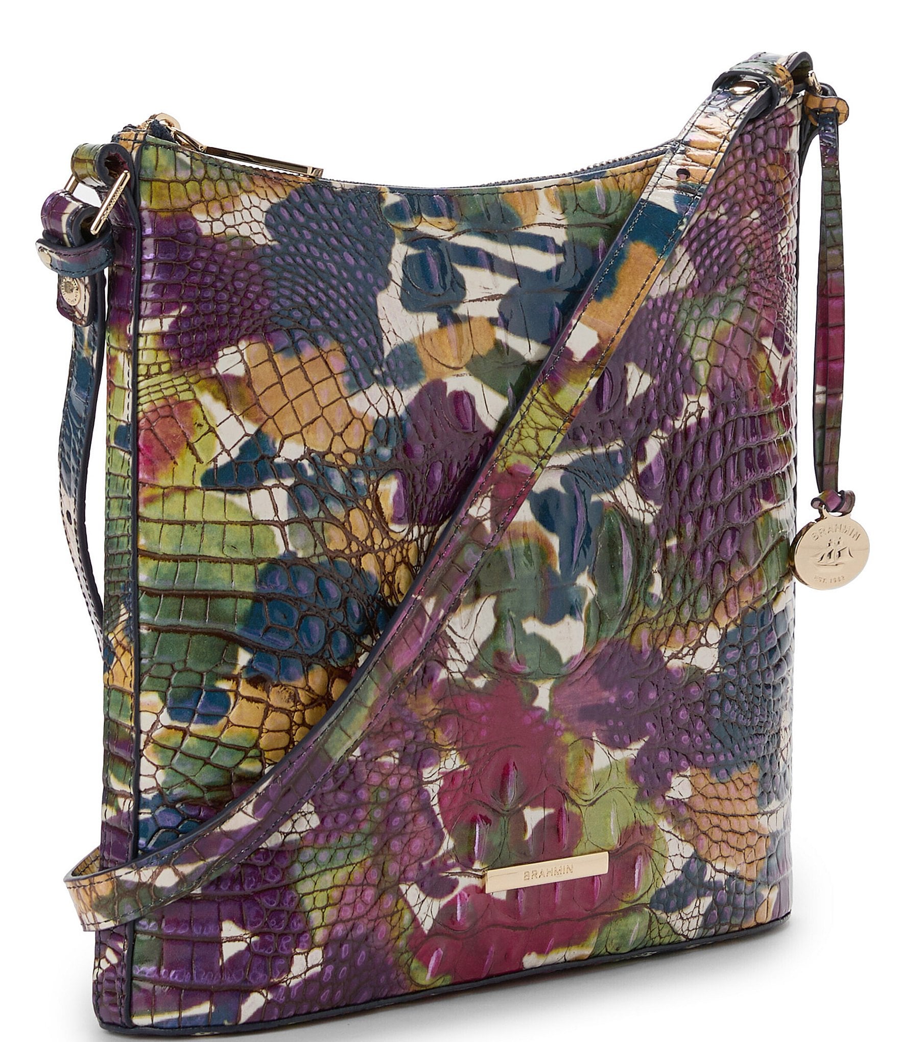 BRAHMIN Melbourne Collection Wildflower Katie Crossbody Bag