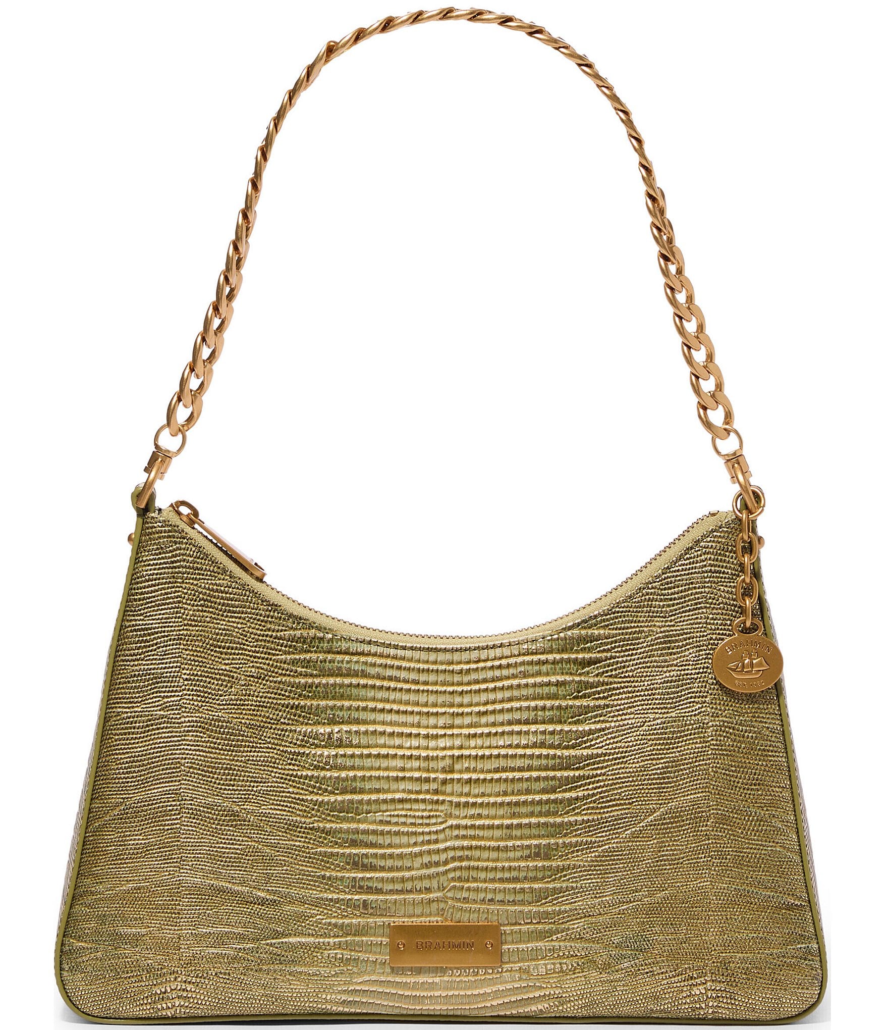 BRAHMIN Mod Esme Olive Bachata Collection Shoulder Bag