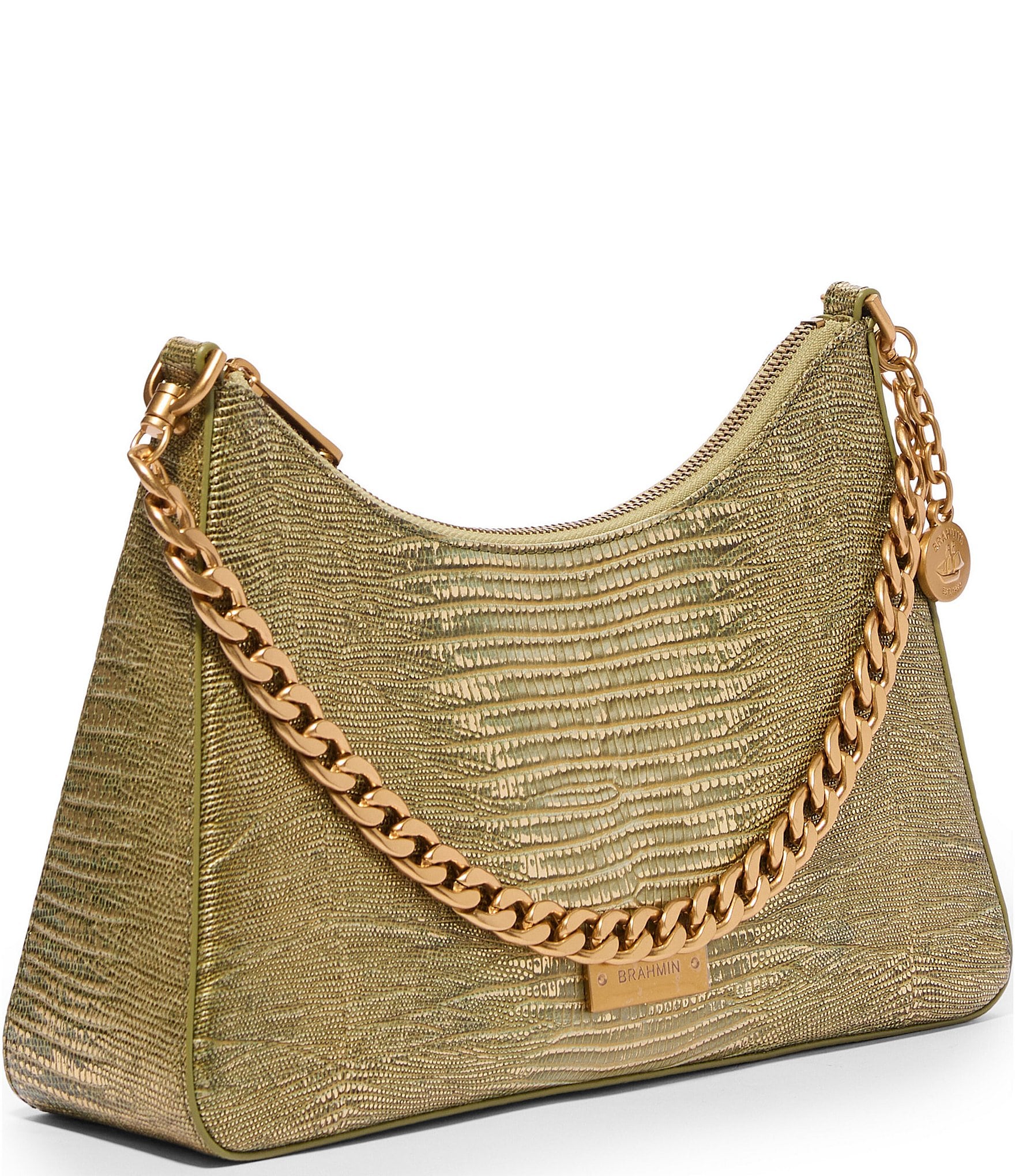 BRAHMIN Mod Esme Olive Bachata Collection Shoulder Bag