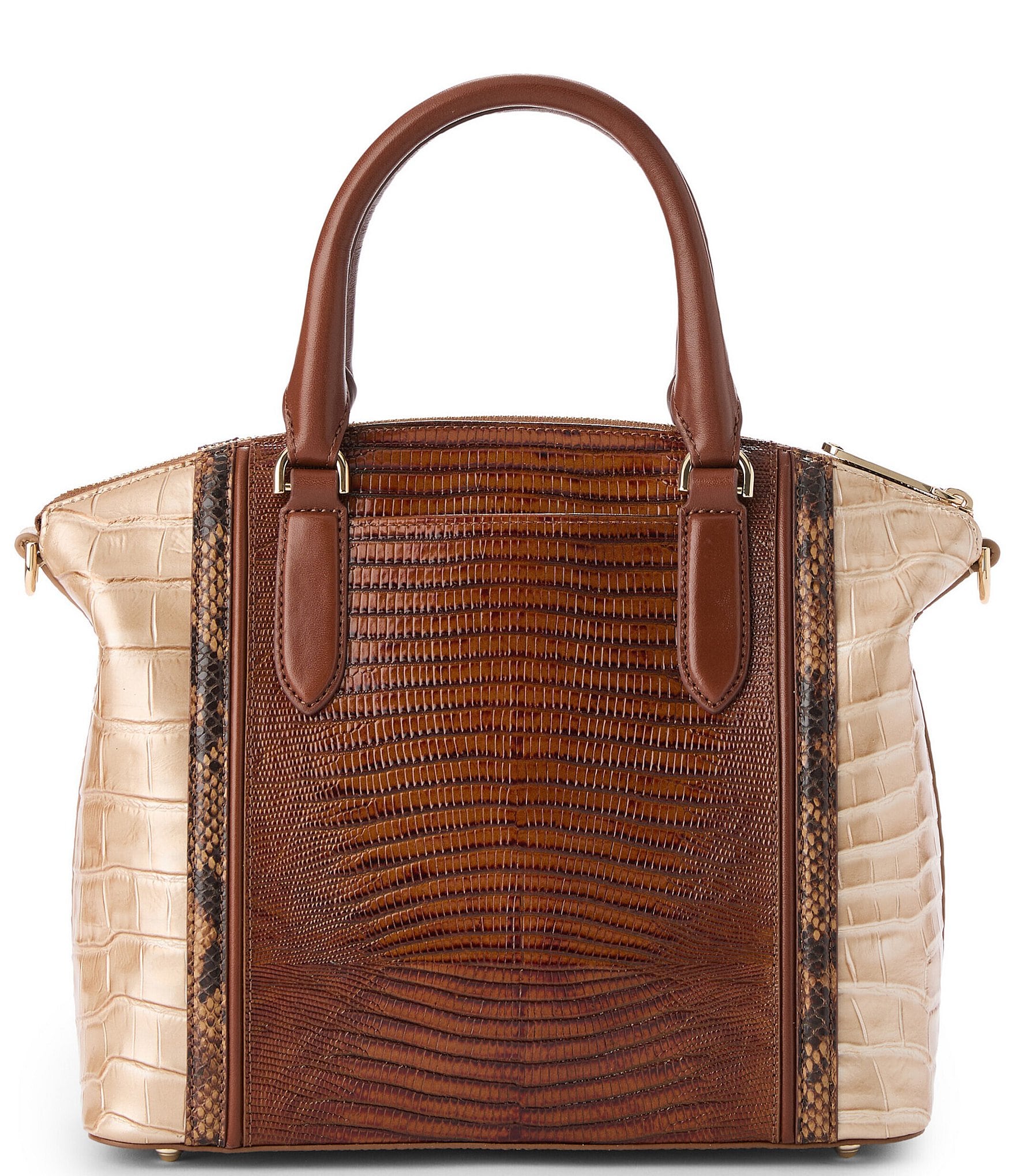 BRAHMIN Compose Collection Duxbury Satchel Bag