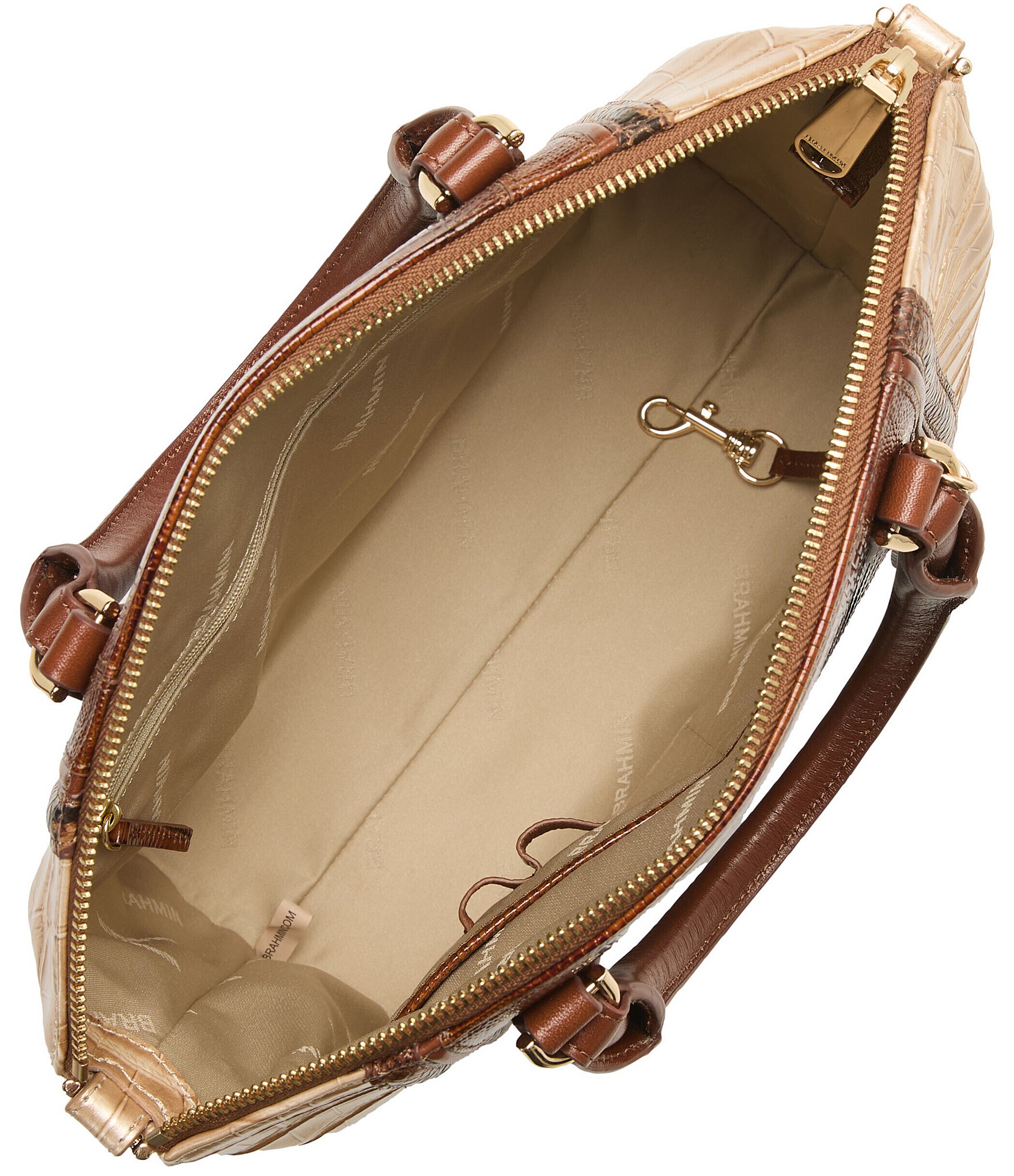 BRAHMIN Compose Collection Duxbury Satchel Bag