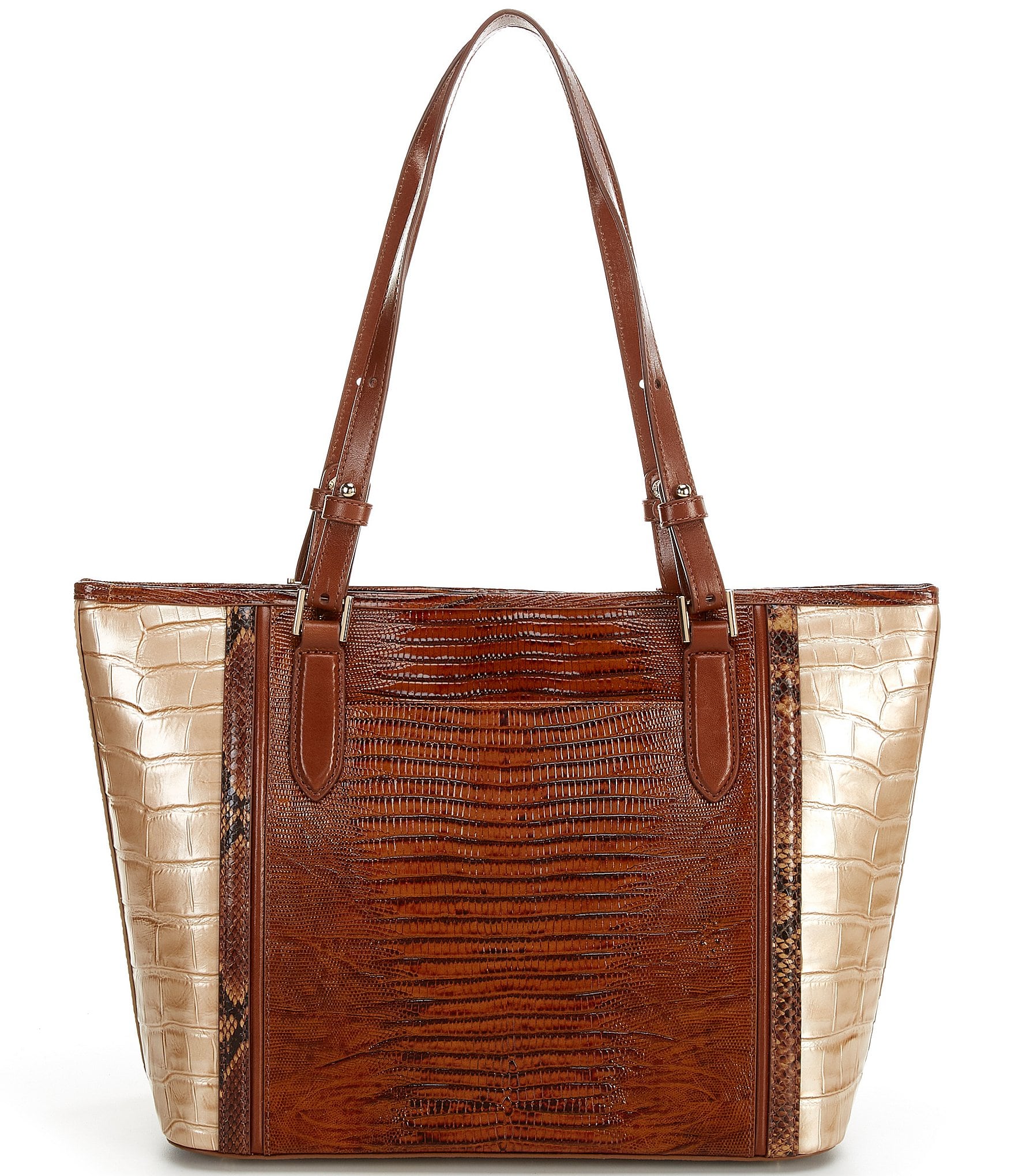 BRAHMIN Compose Collection Medium Asher Tote Bag