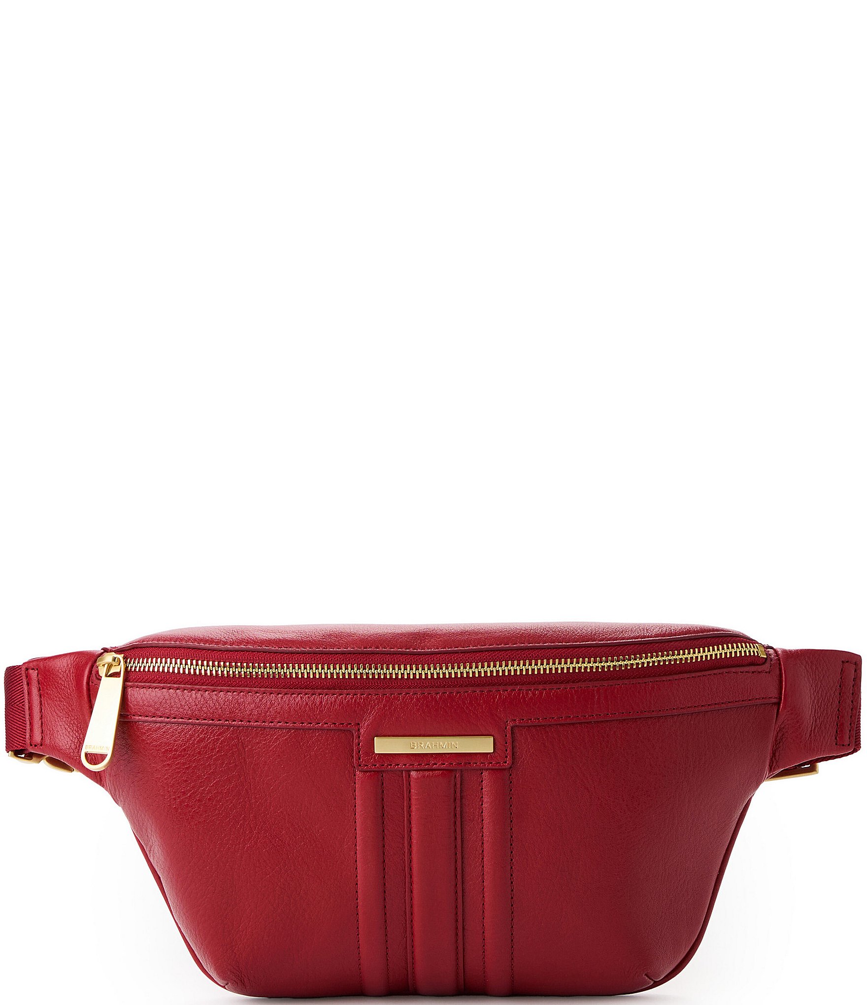 BRAHMIN Mystic Collection Radiant Red Harker Belt Bag Dillard s