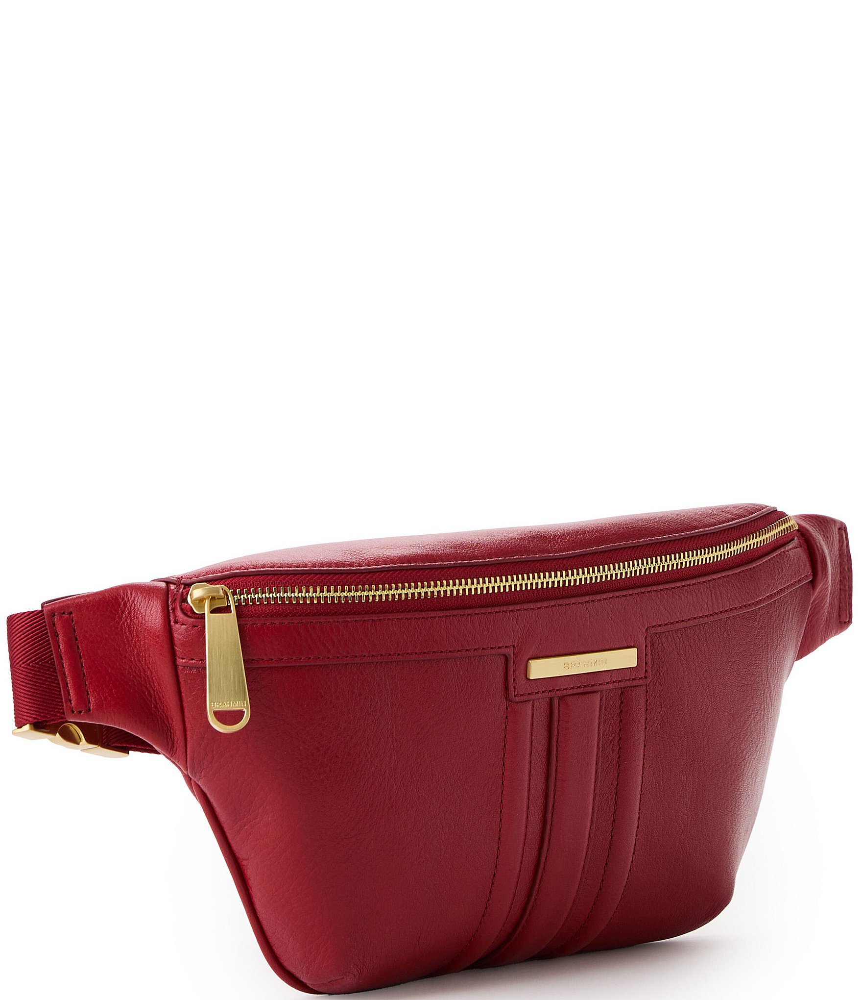 BRAHMIN Mystic Collection Radiant Red Harker Belt Bag