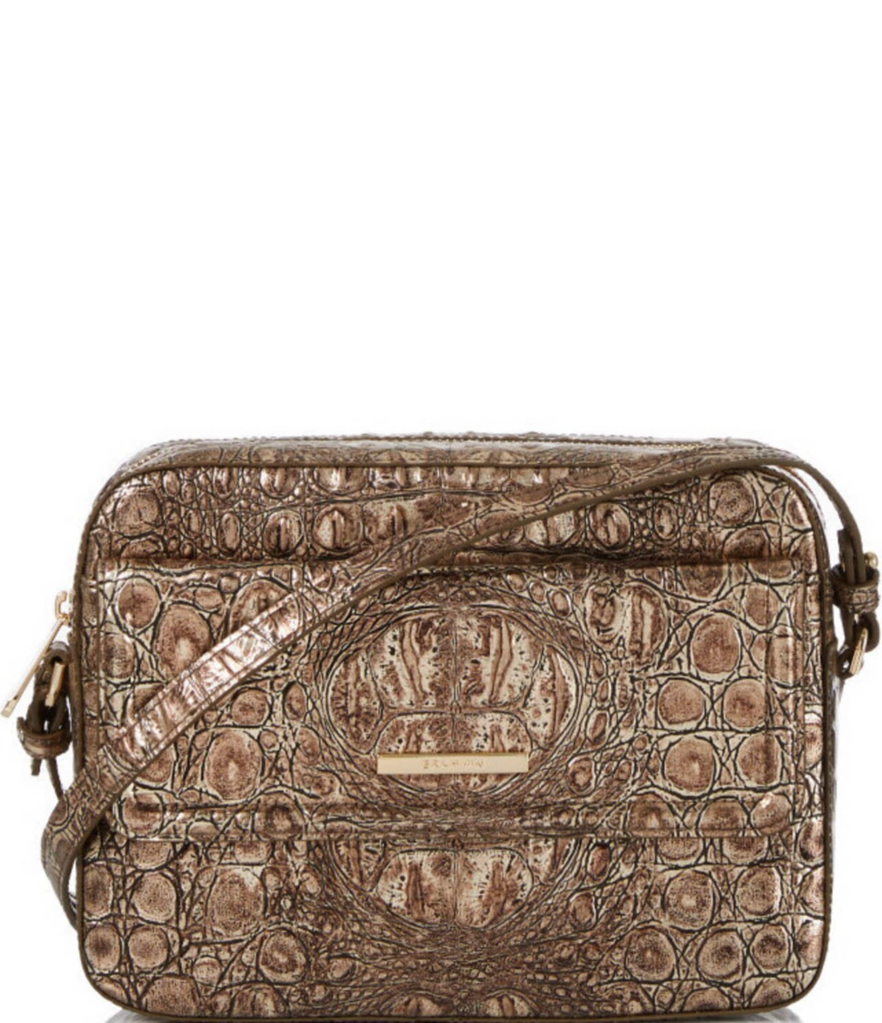 BRAHMIN Nebula Collection Shea Bronze Crossbody Bag | Dillard's