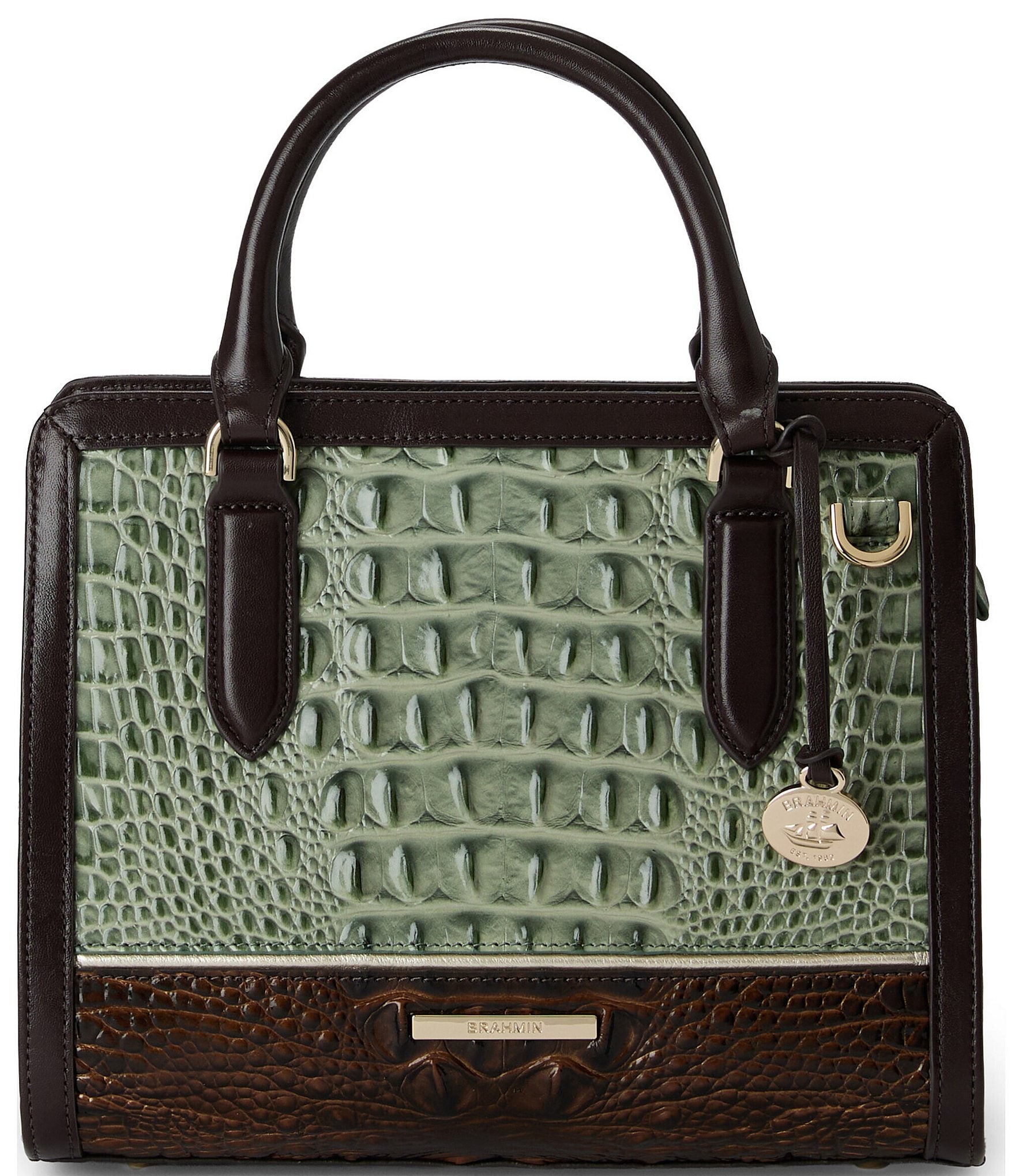 BRAHMIN Northway Collection Cami Softgrass Satchel Bag
