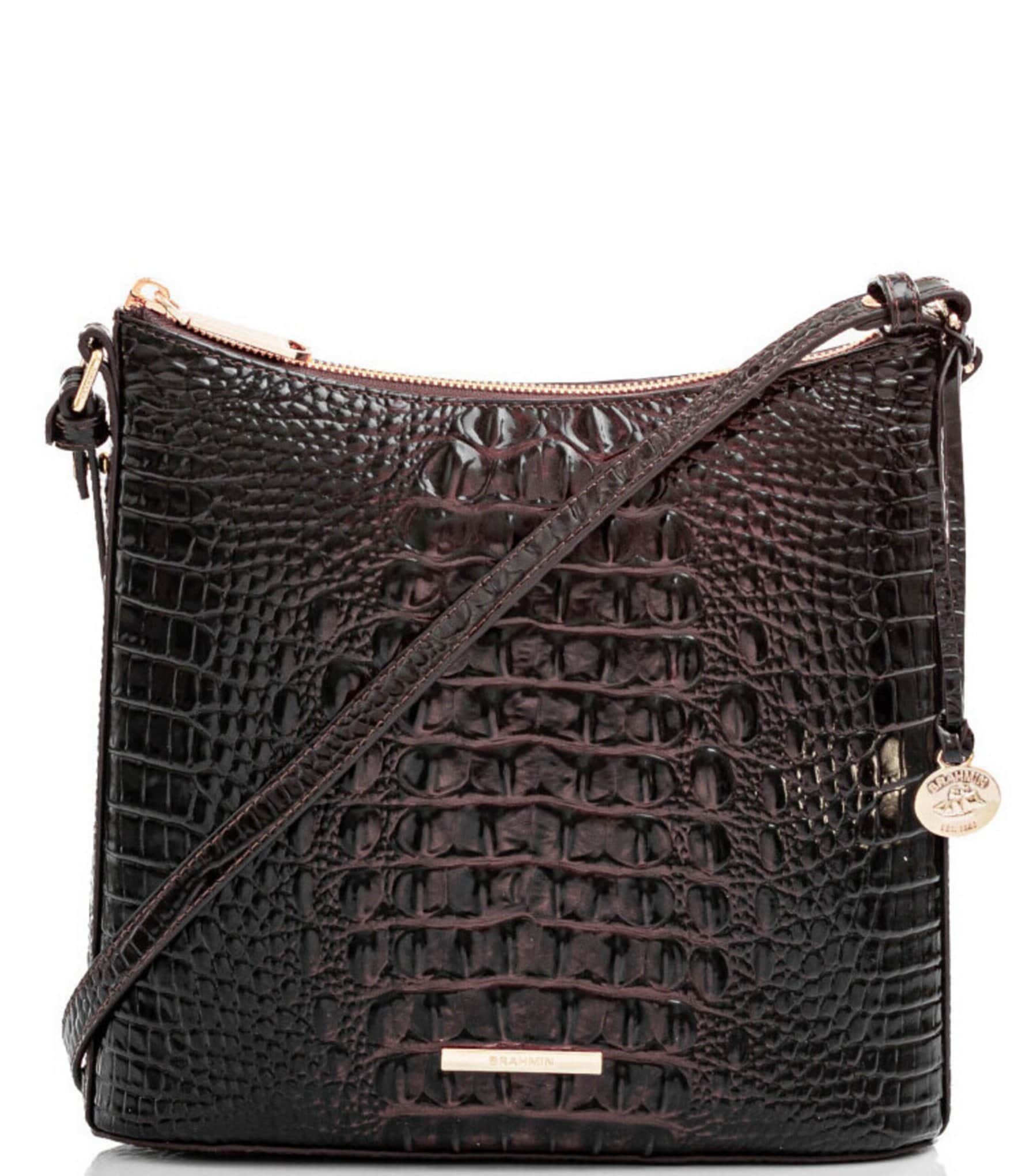 🌹 Brahmin Katie Crossbody Port Ombre Metallic Leather Bag + Slim Wallet  NWT*HTF
