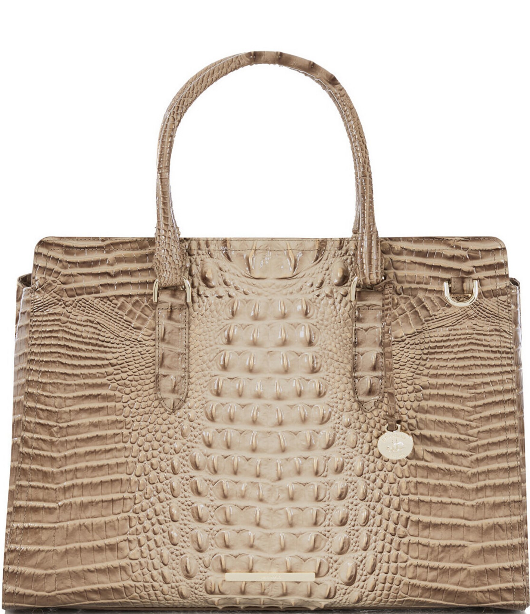 BRAHMIN Ombre Melbourne Collection Finley Carryall Satchel Bag