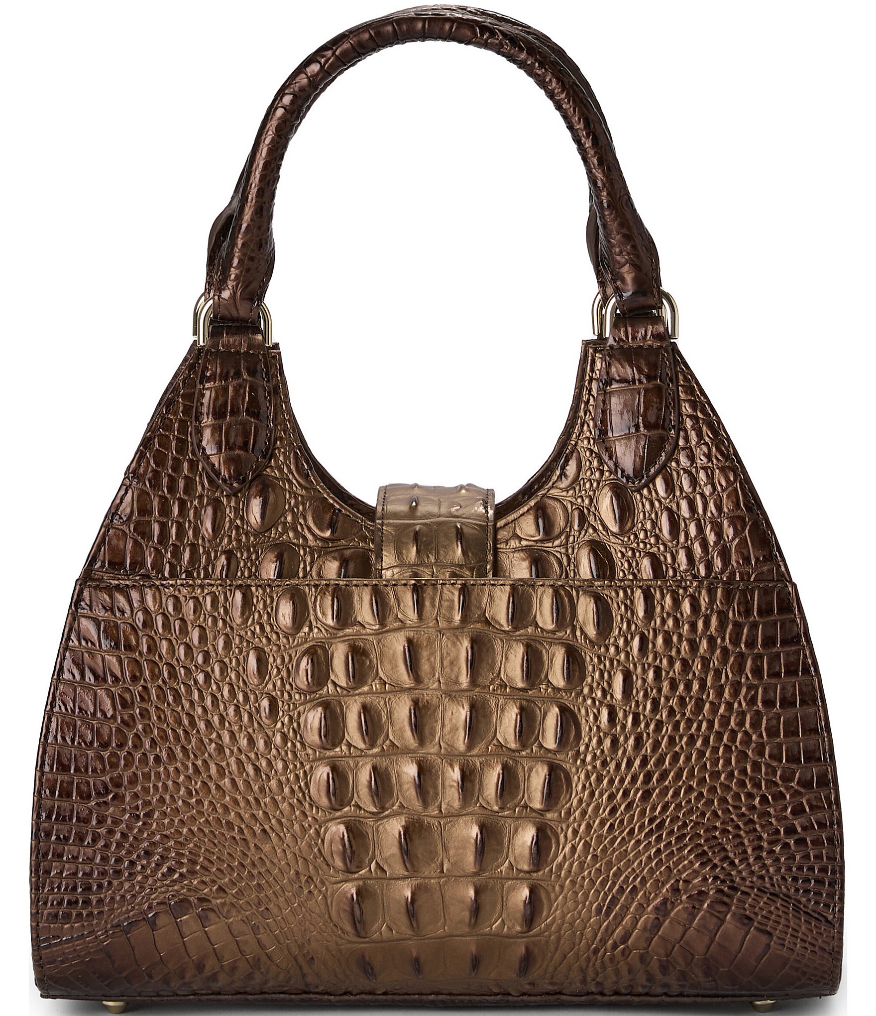 BRAHMIN Ombre Melbourne Collection Ganache Adrian Satchel Bag