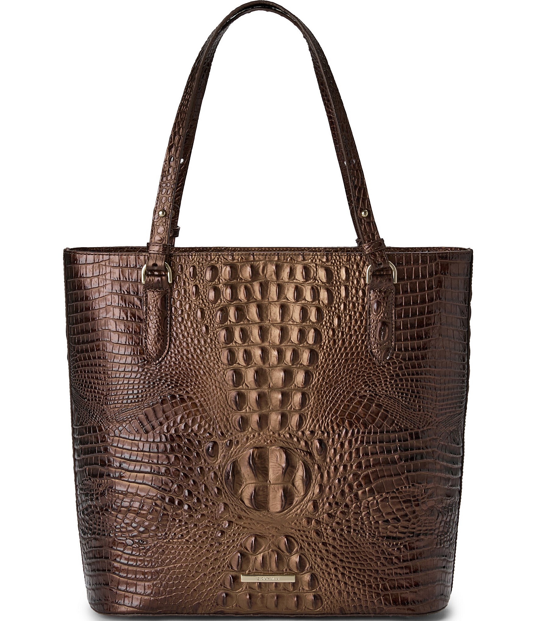 BRAHMIN Ombre Melbourne Collection Ganache Ezra Tote Bag