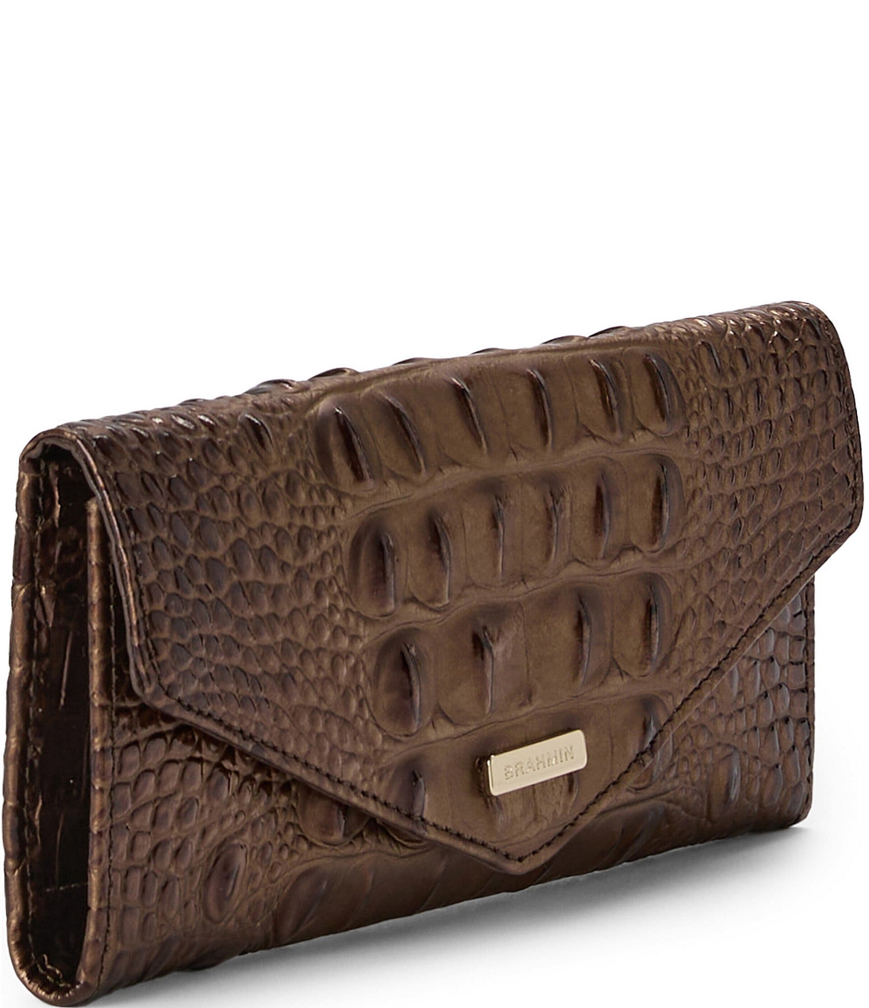 BRAHMIN Ombre Melbourne Collection Ganache Veronica Wallet