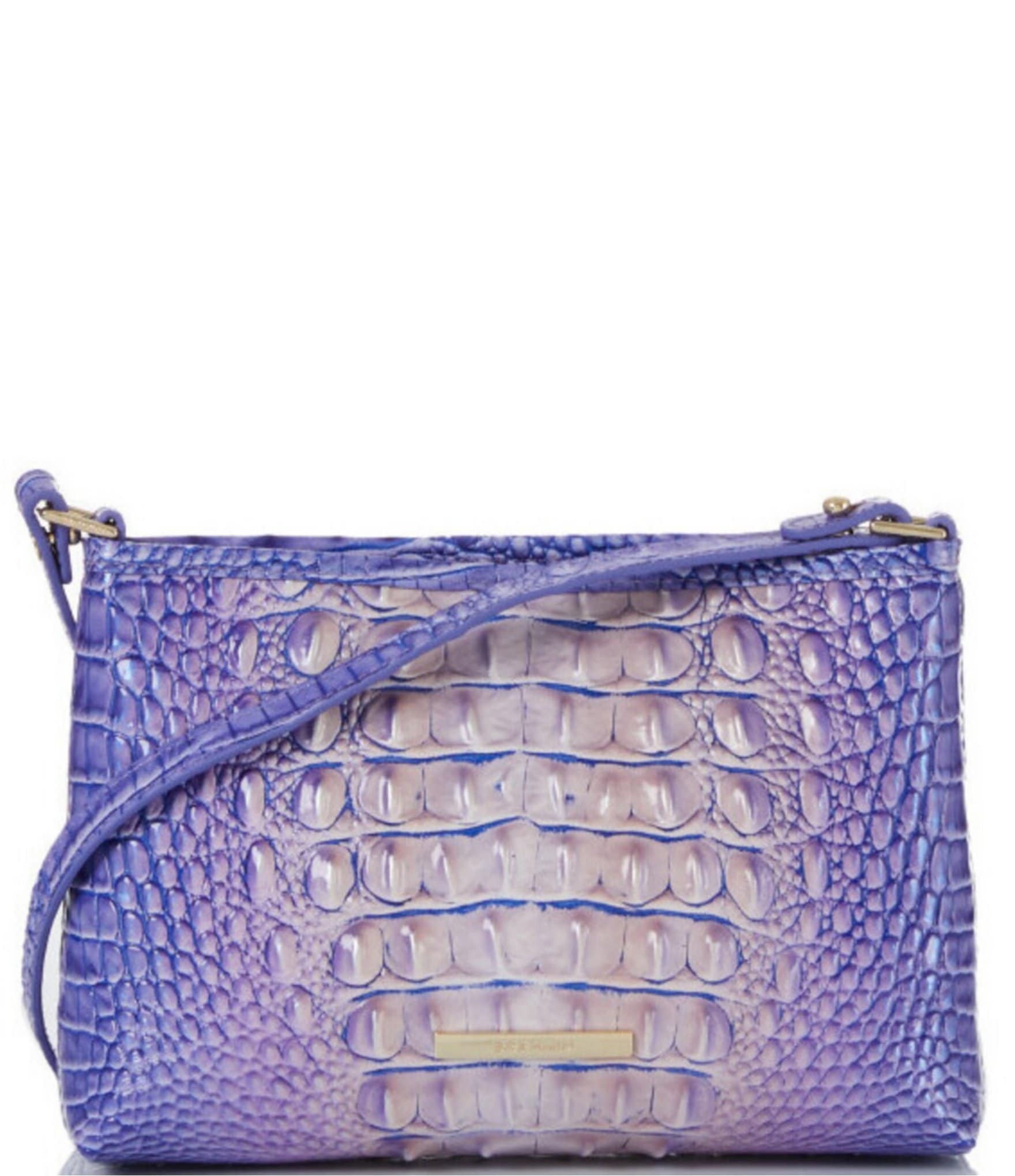 BRAHMIN Ombre Melbourne Collection Lorelei Very Peri Ombre Shoulder Bag ...