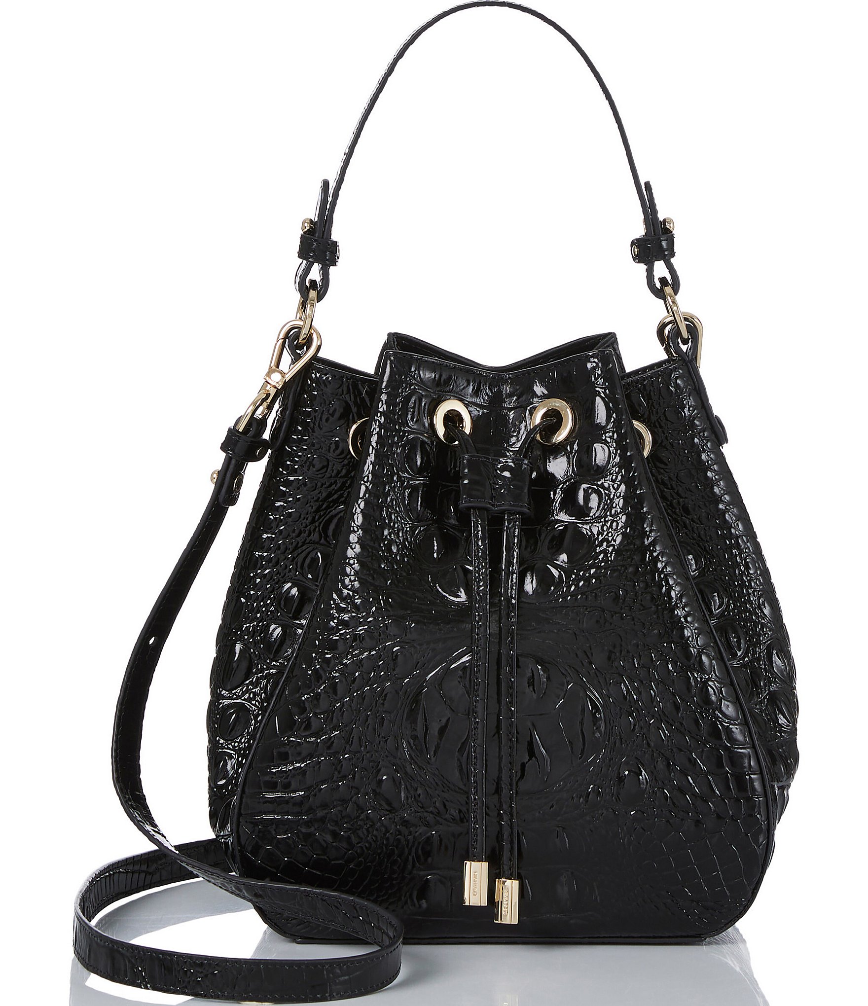 BRAHMIN Ombre Melbourne Collection Melinda Bucket Bag