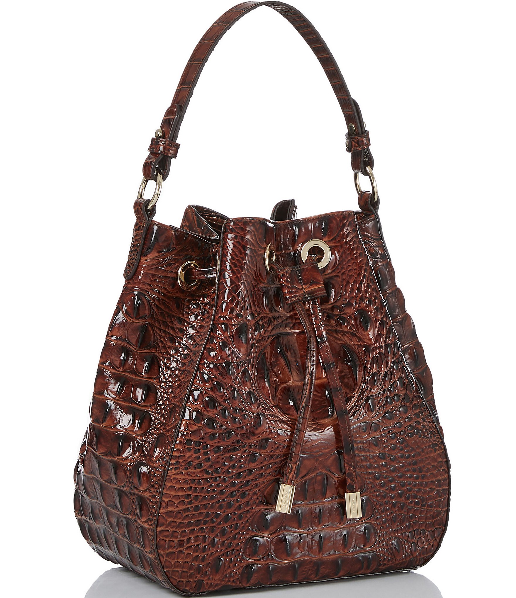 BRAHMIN Ombre Melbourne Collection Melinda Bucket Bag