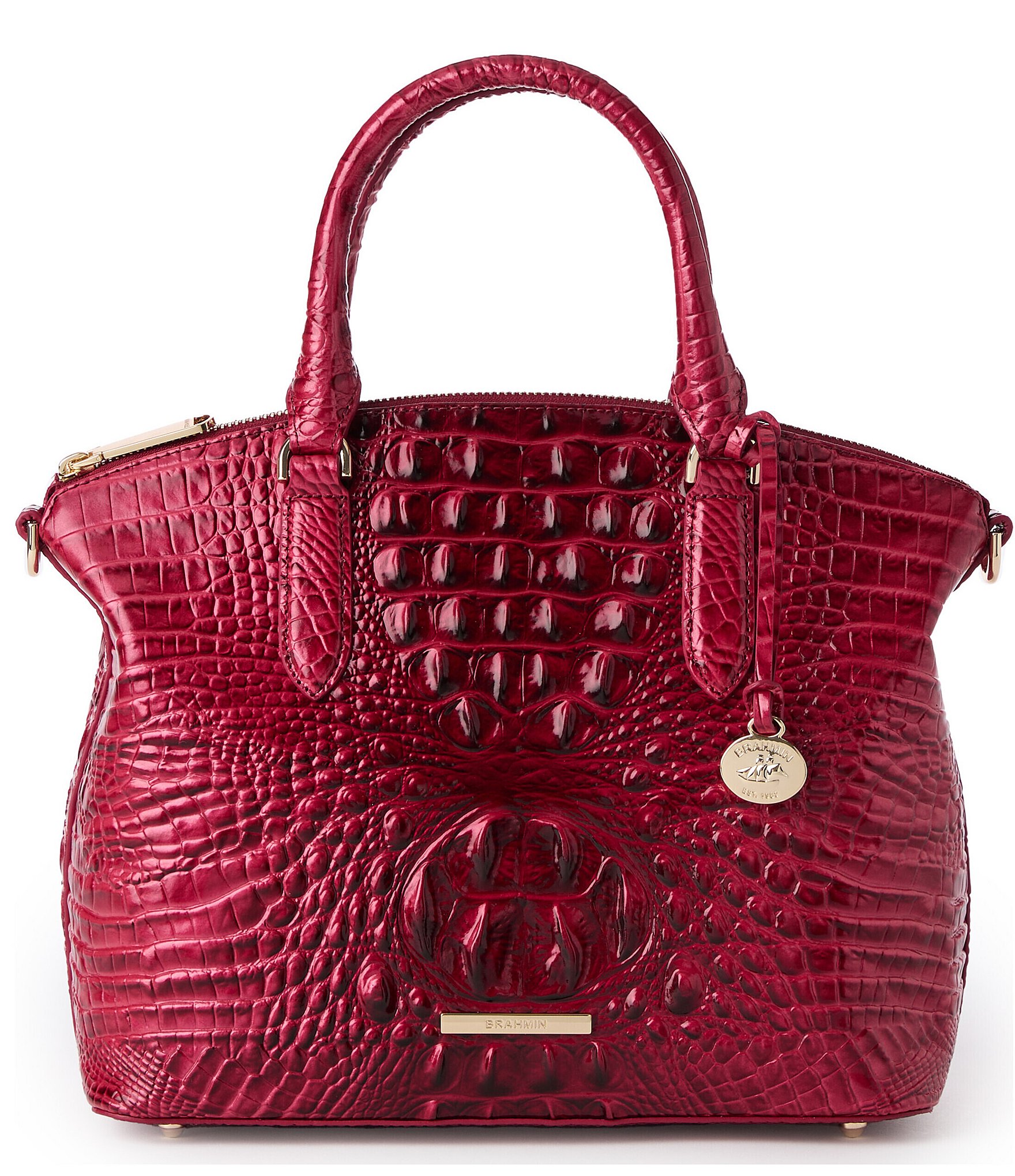 Brahmin Duxbury Melbourne Satchel selling plus matching Suri Wallet