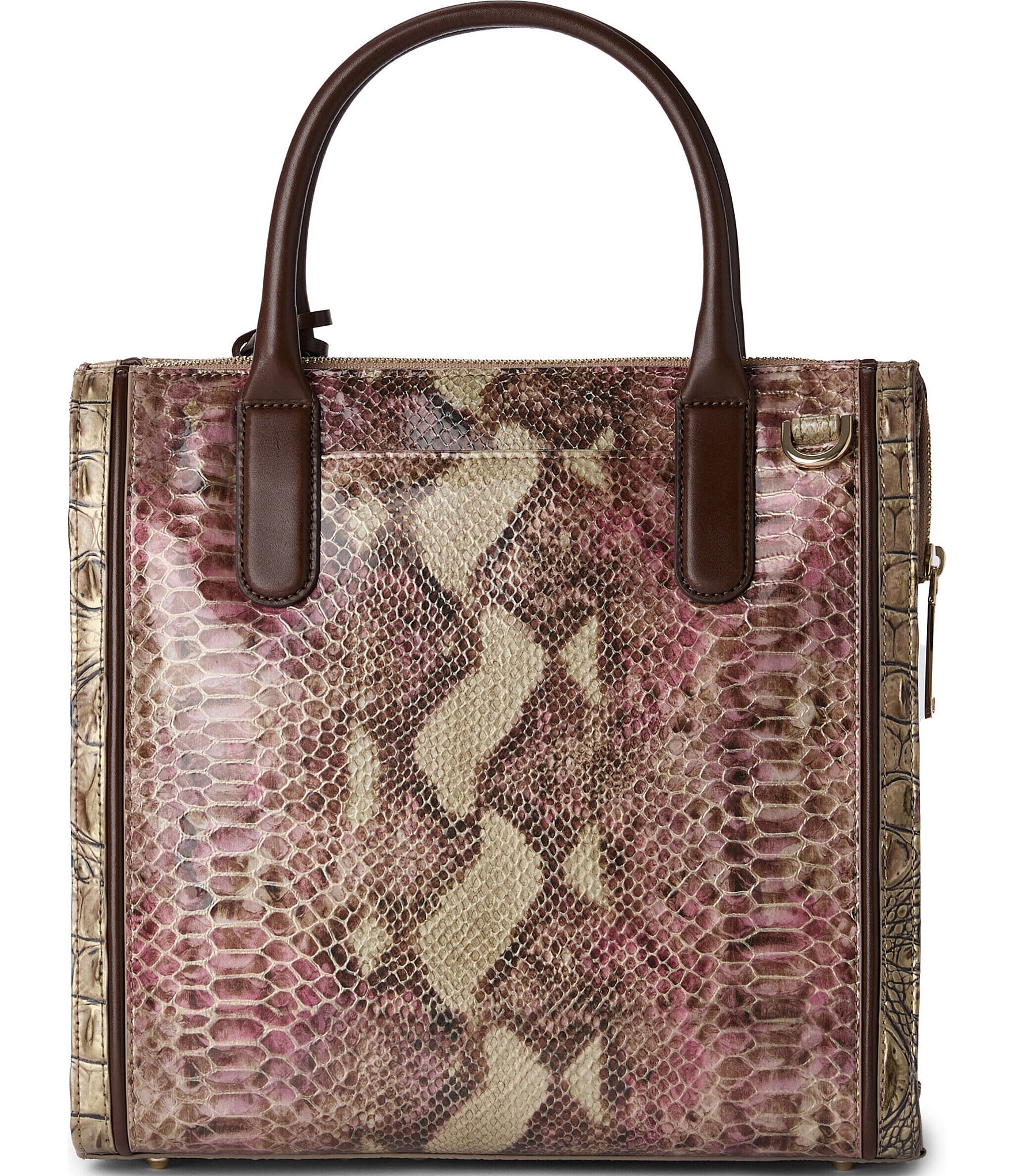 BRAHMIN Potomac Collection Brindle Caroline Satchel Bag