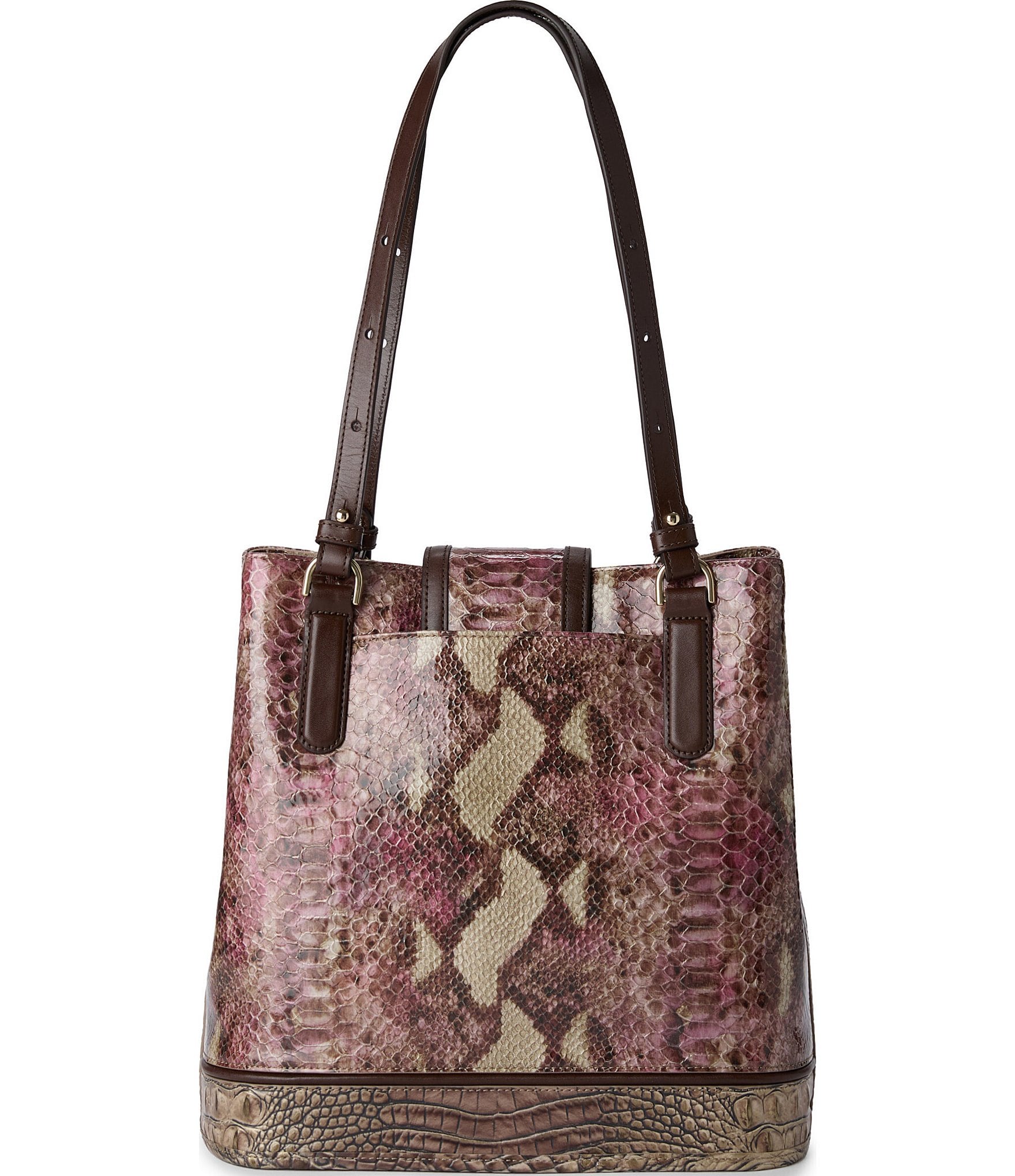 BRAHMIN Potomac Collection Brindle Fiora Bucket Bag