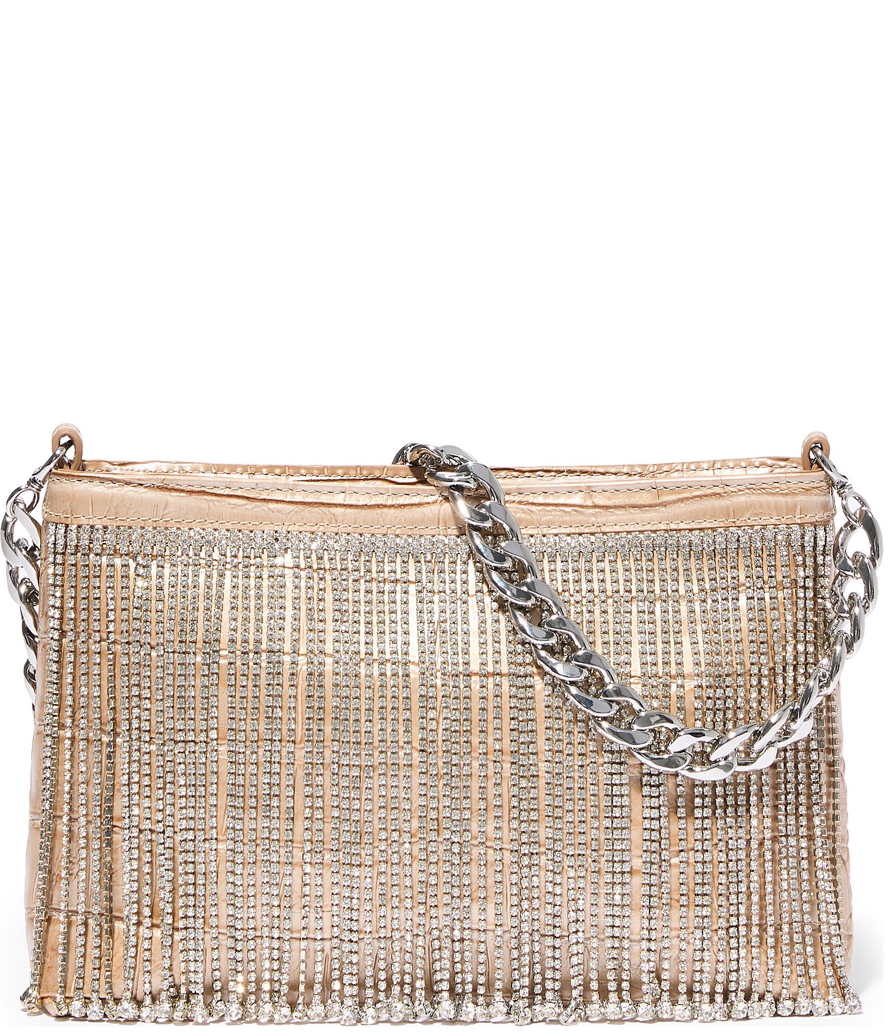BRAHMIN Premier Collection Mod Lorelei Crystal Fringe Shoulder Bag