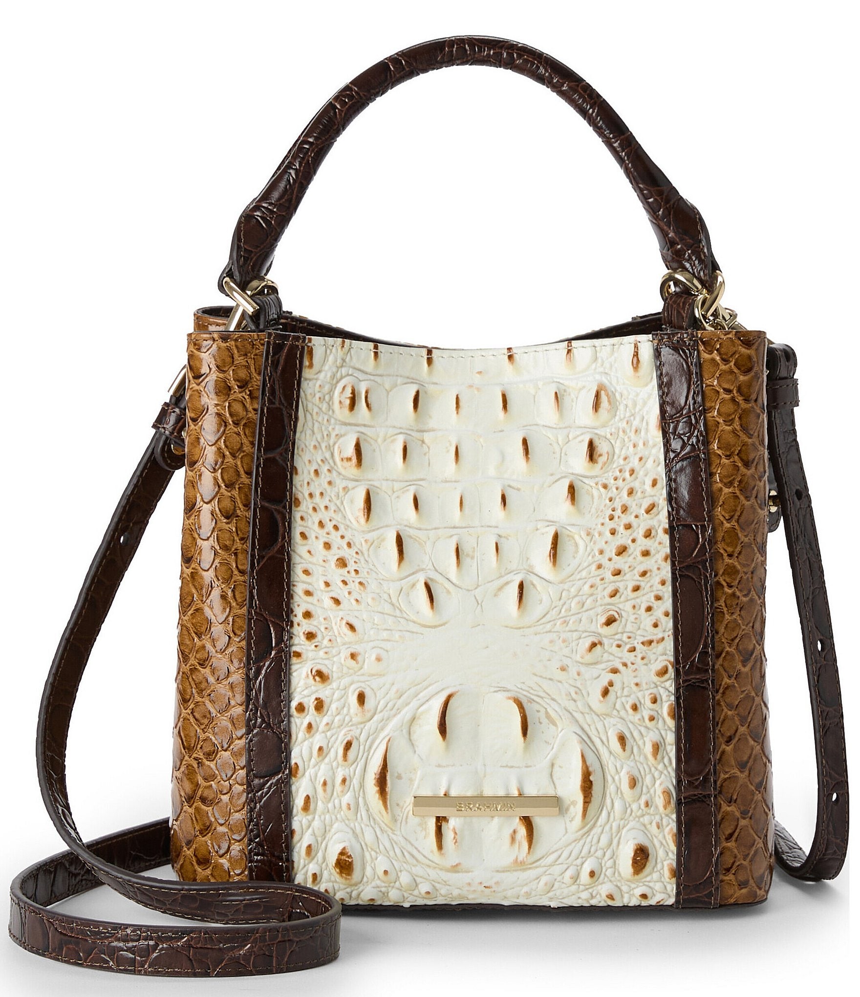 BRAHMIN Ramba Collection Multi Mini Amelia Bucket Bag
