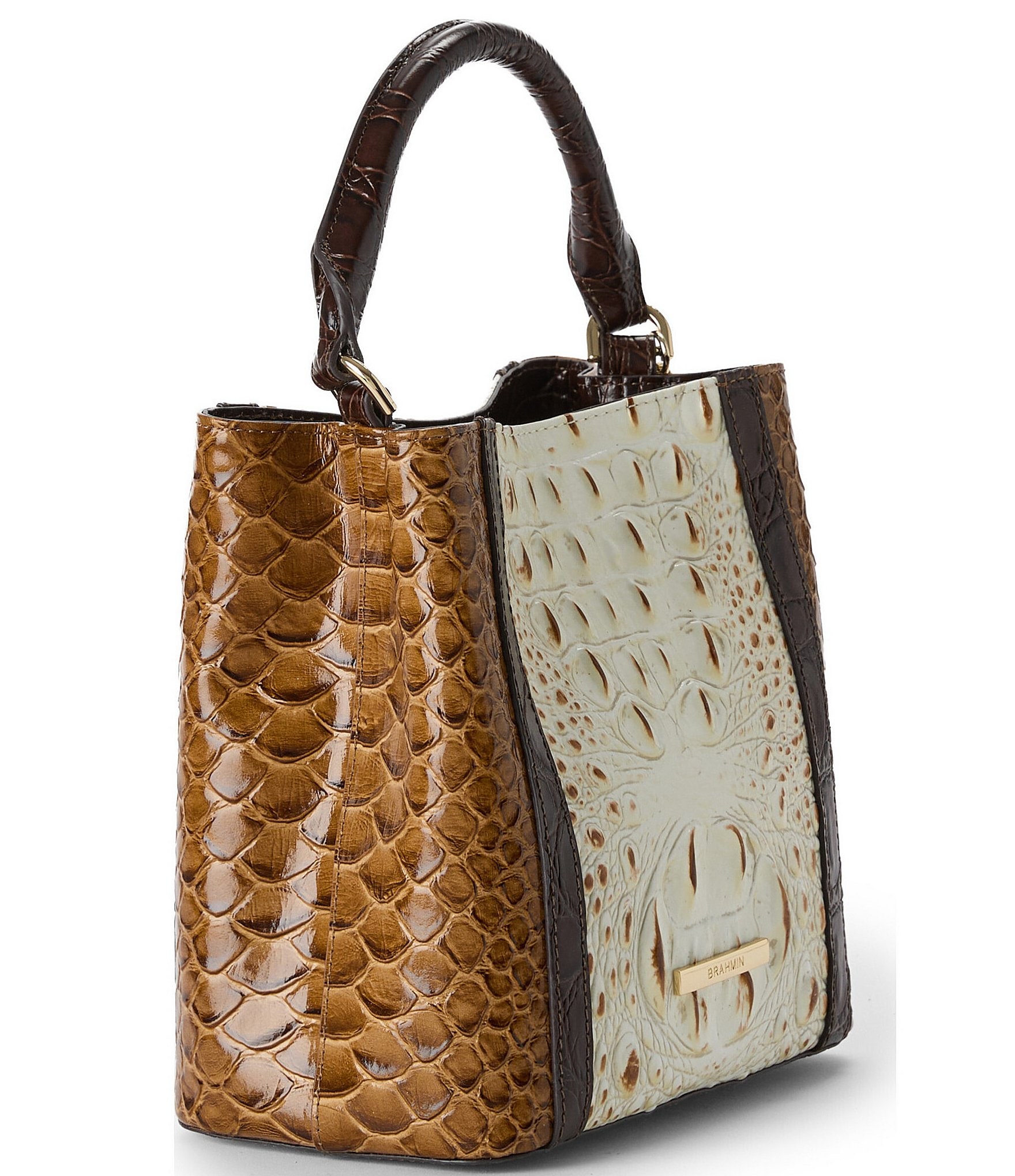 BRAHMIN Ramba Collection Multi Mini Amelia Bucket Bag