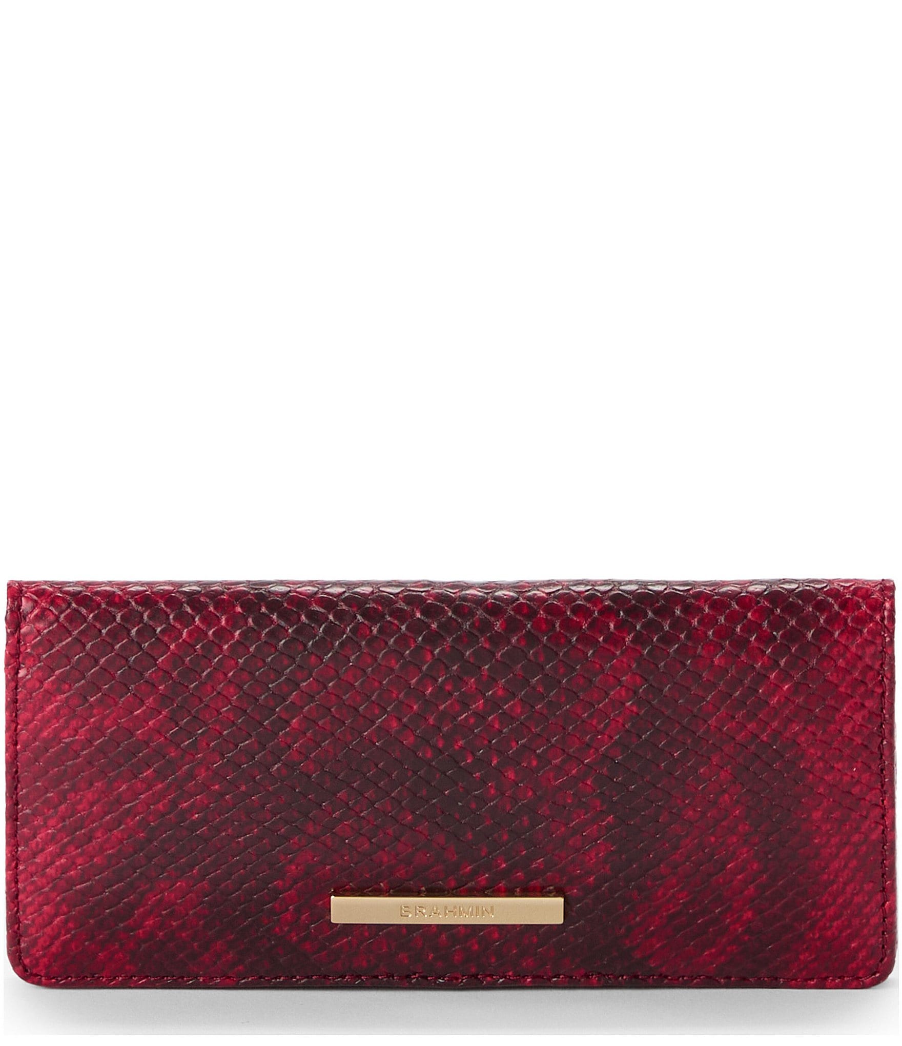 BRAHMIN Red Opal Cassatt Ady Wallet