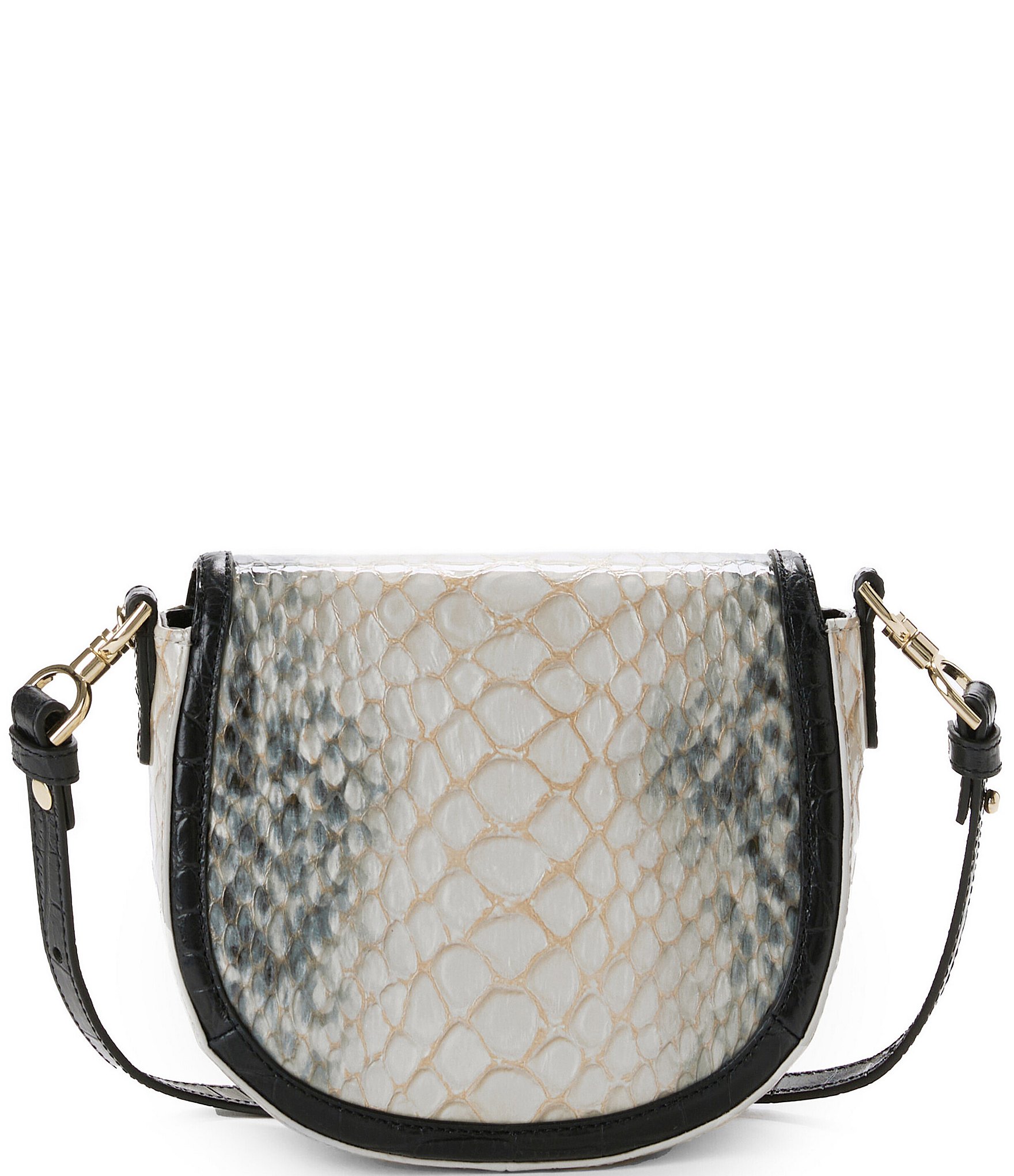 BRAHMIN Rockaway Collection Black Briar Crossbody Bag