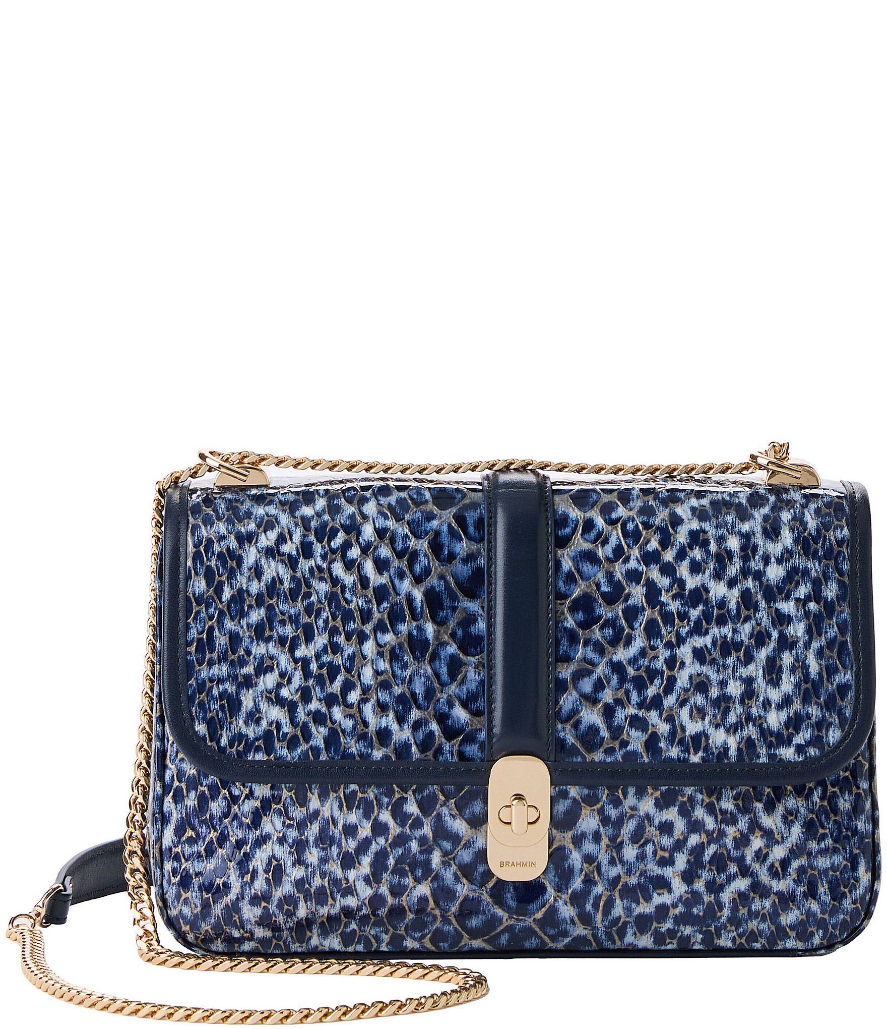 BRAHMIN Rosalie Navy Crossbody Bag