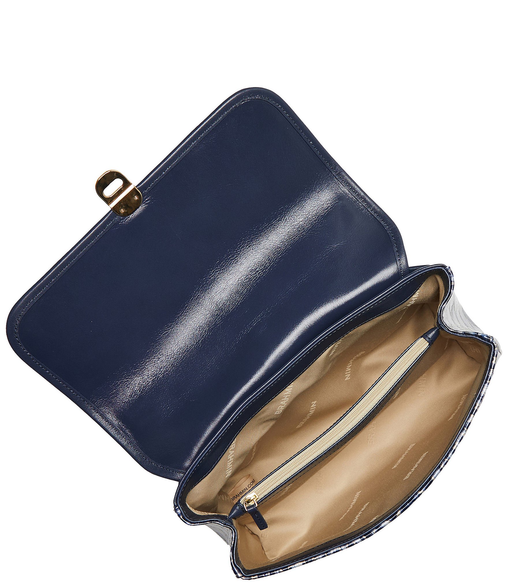 BRAHMIN Rosalie Navy Crossbody Bag