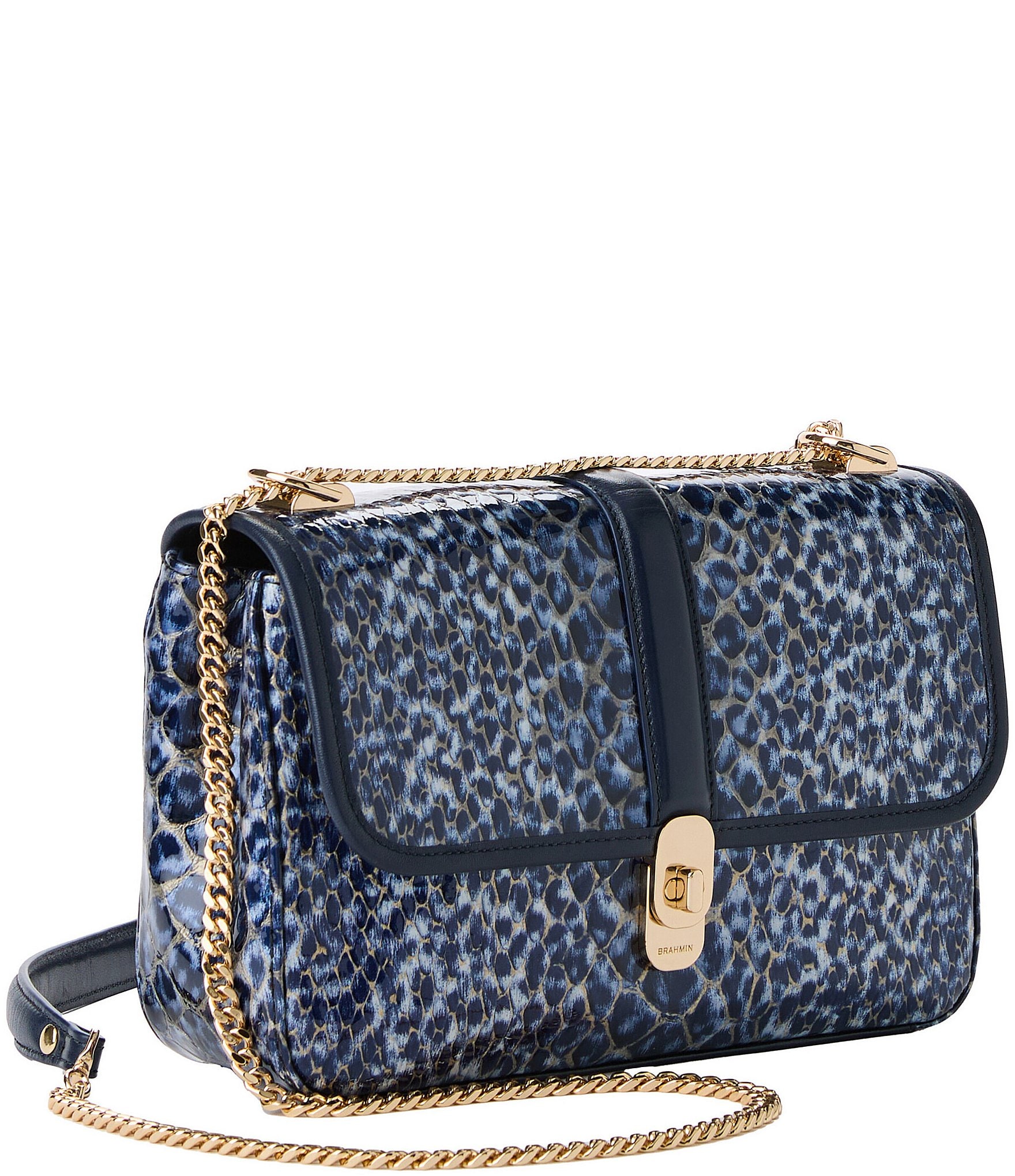 BRAHMIN Rosalie Navy Crossbody Bag