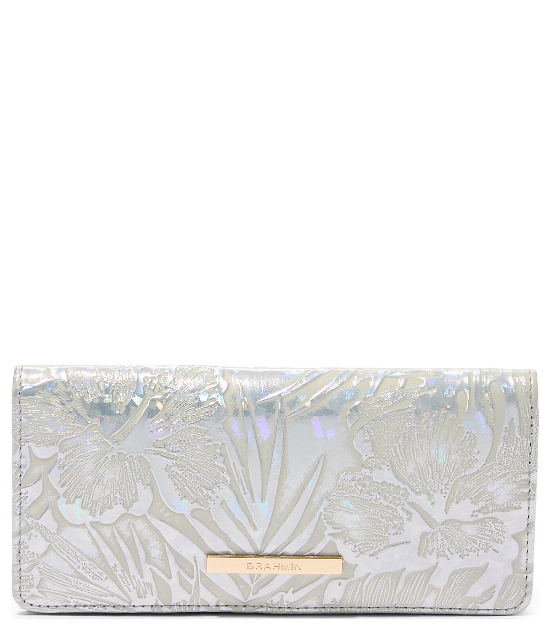 BRAHMIN Serenade Collection Silver Ady Wallet
