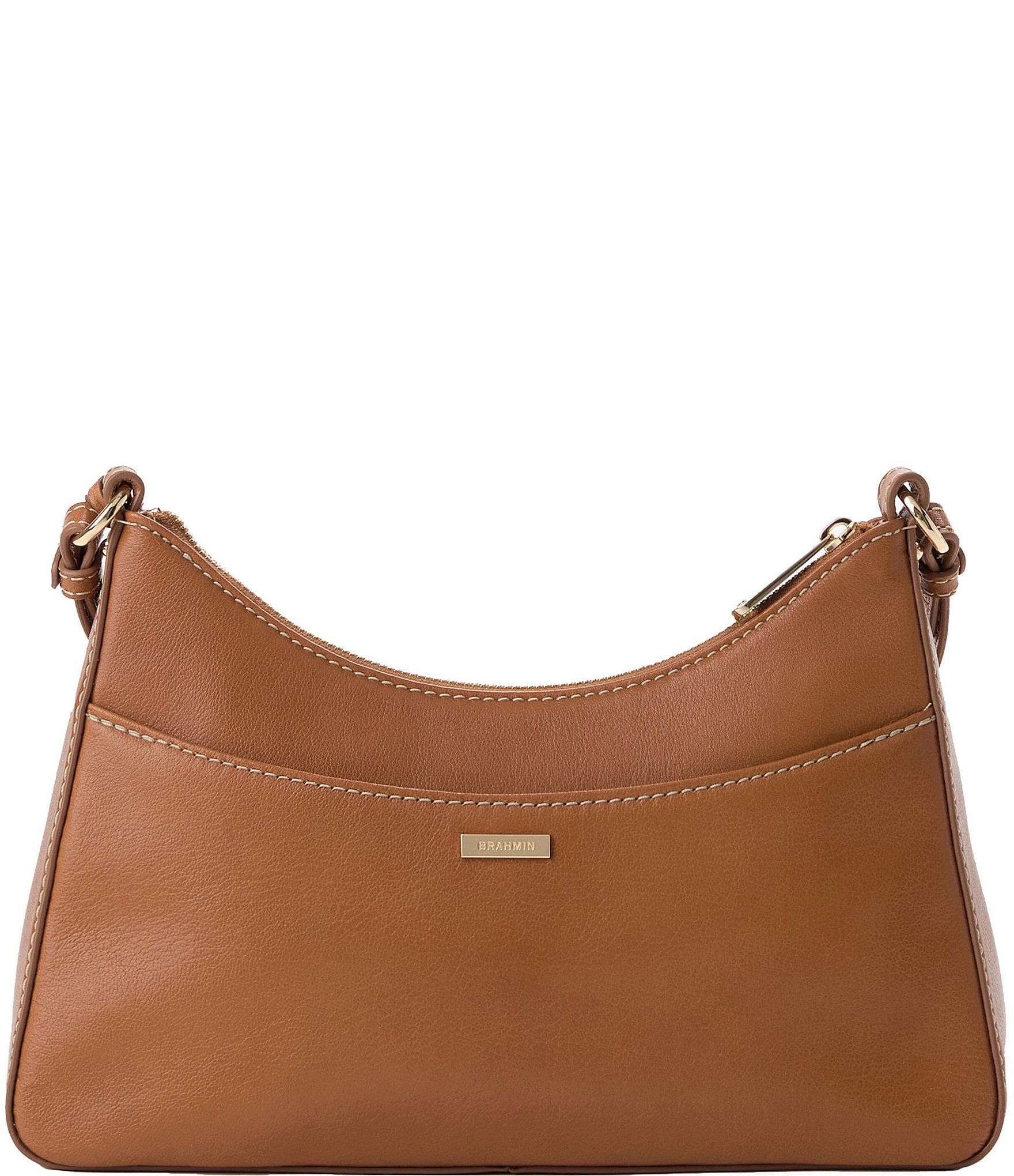 BRAHMIN Tan Cloverly Esme Shoulder Bag