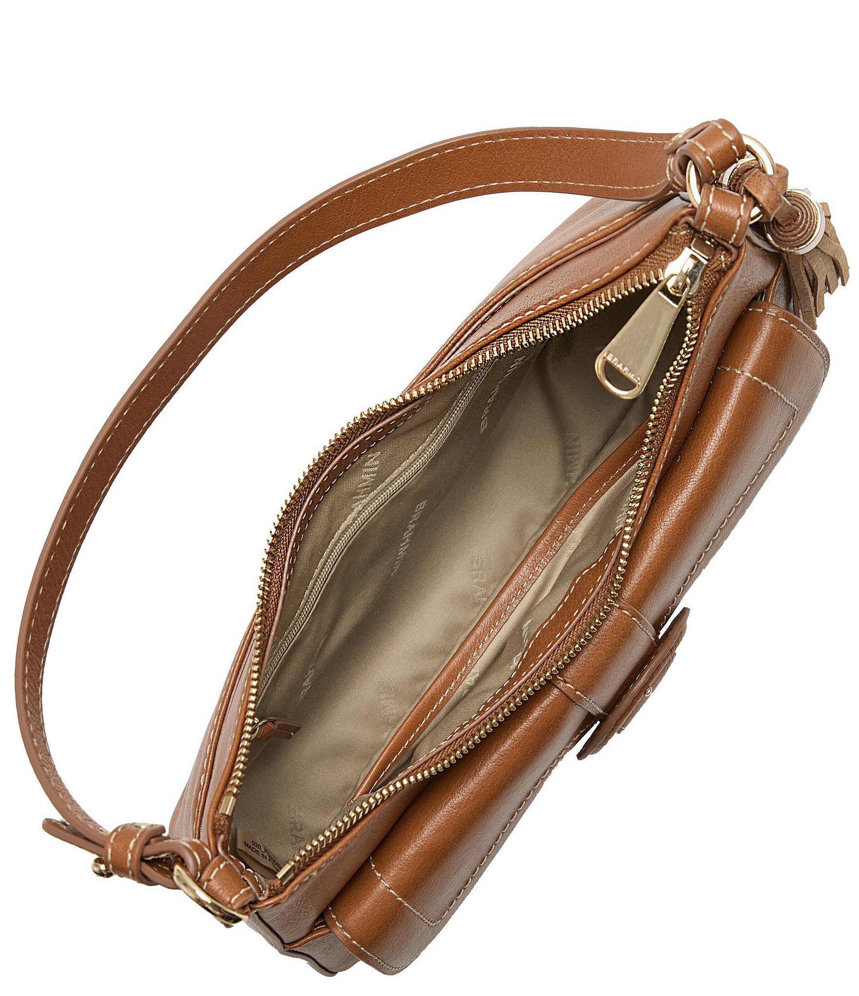 BRAHMIN Tan Cloverly Esme Shoulder Bag