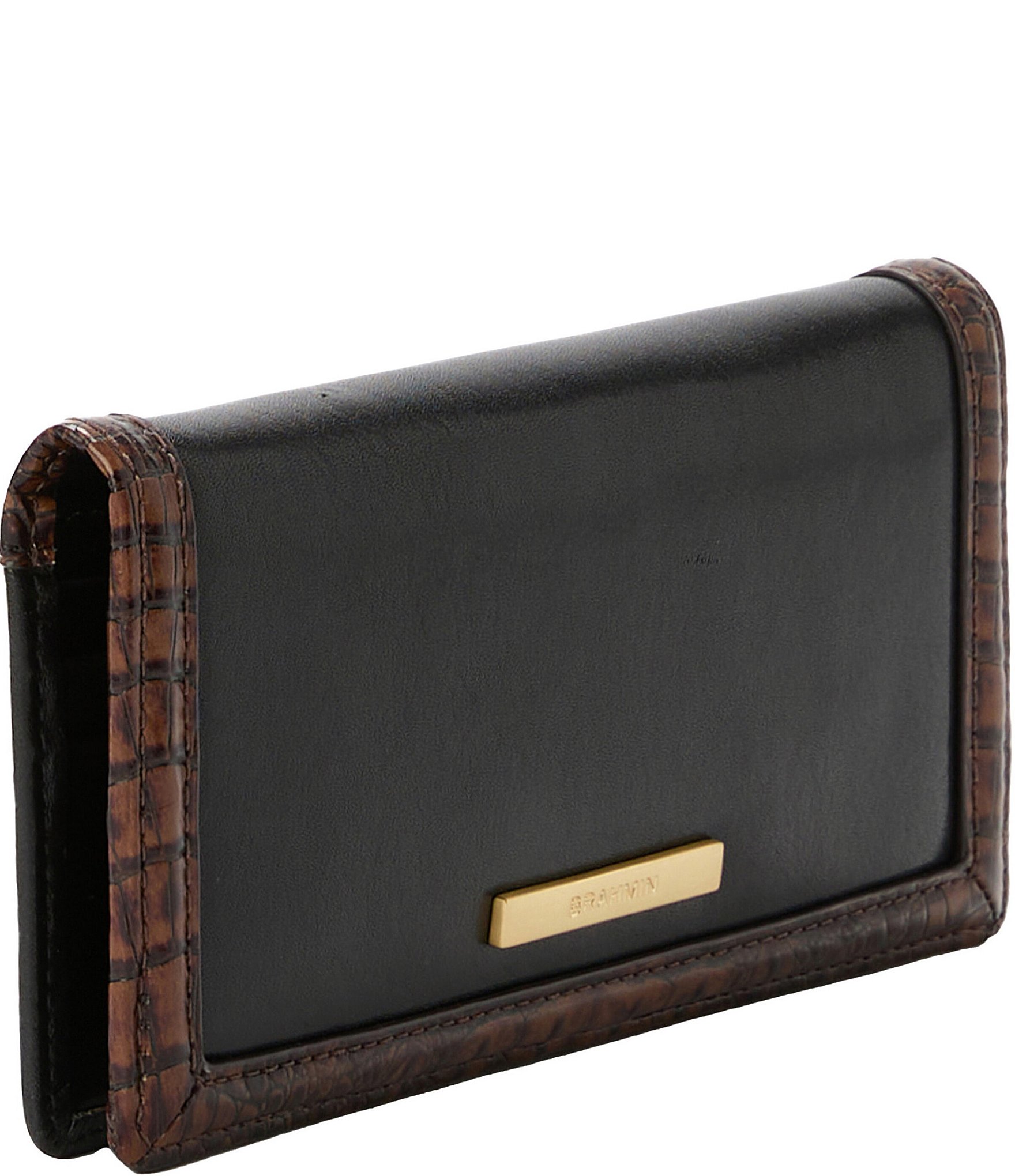 BRAHMIN Tuscan Collection Black Ady Wallet