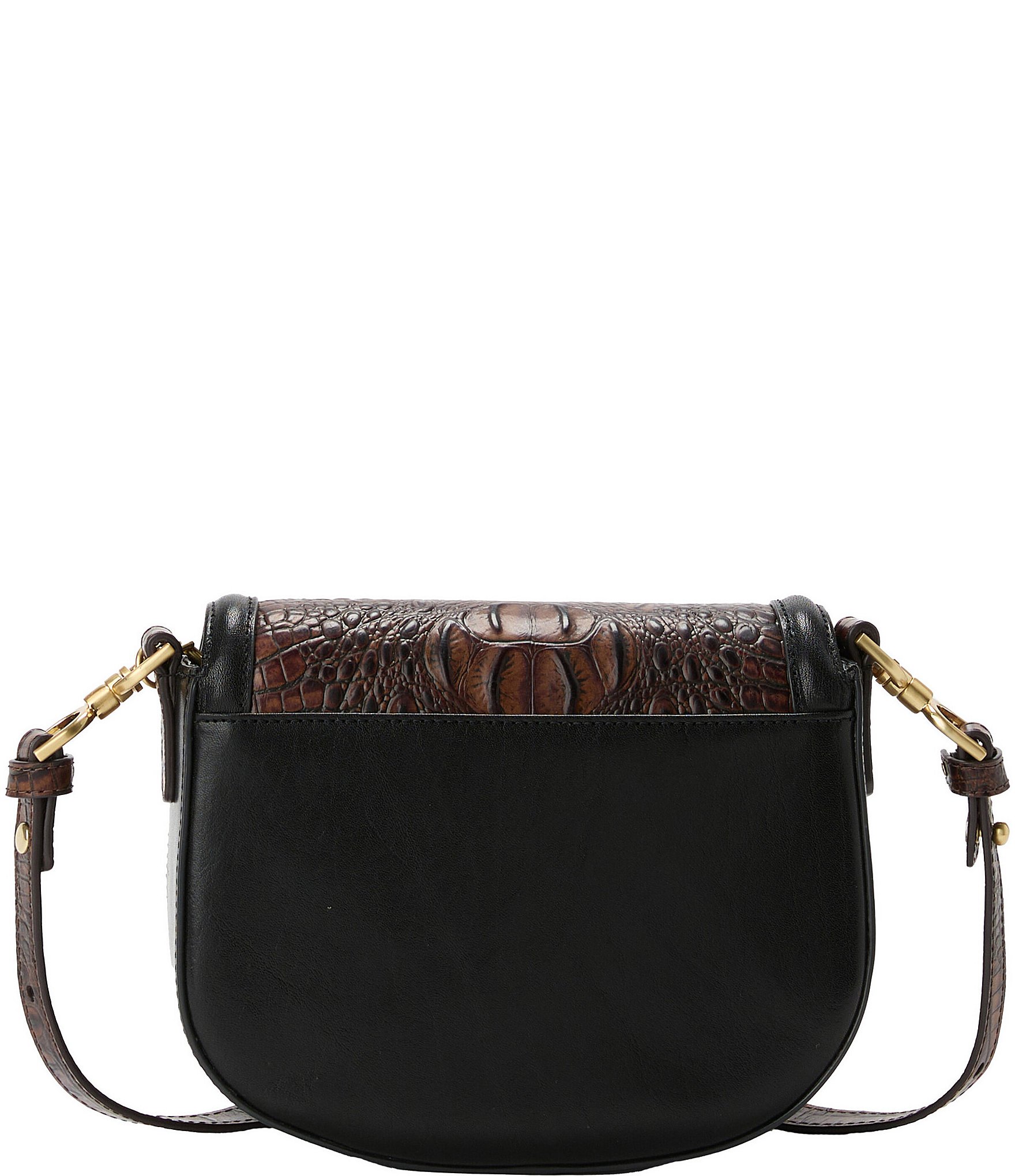 BRAHMIN Tuscan Collection Black Briar Crossbody Bag