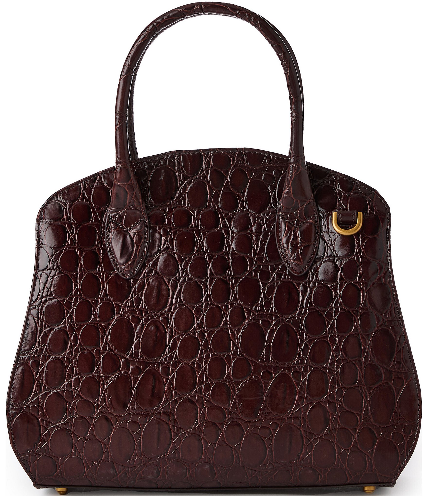 BRAHMIN Vanderbilt Collection Ganache Rosetta Satchel Bag