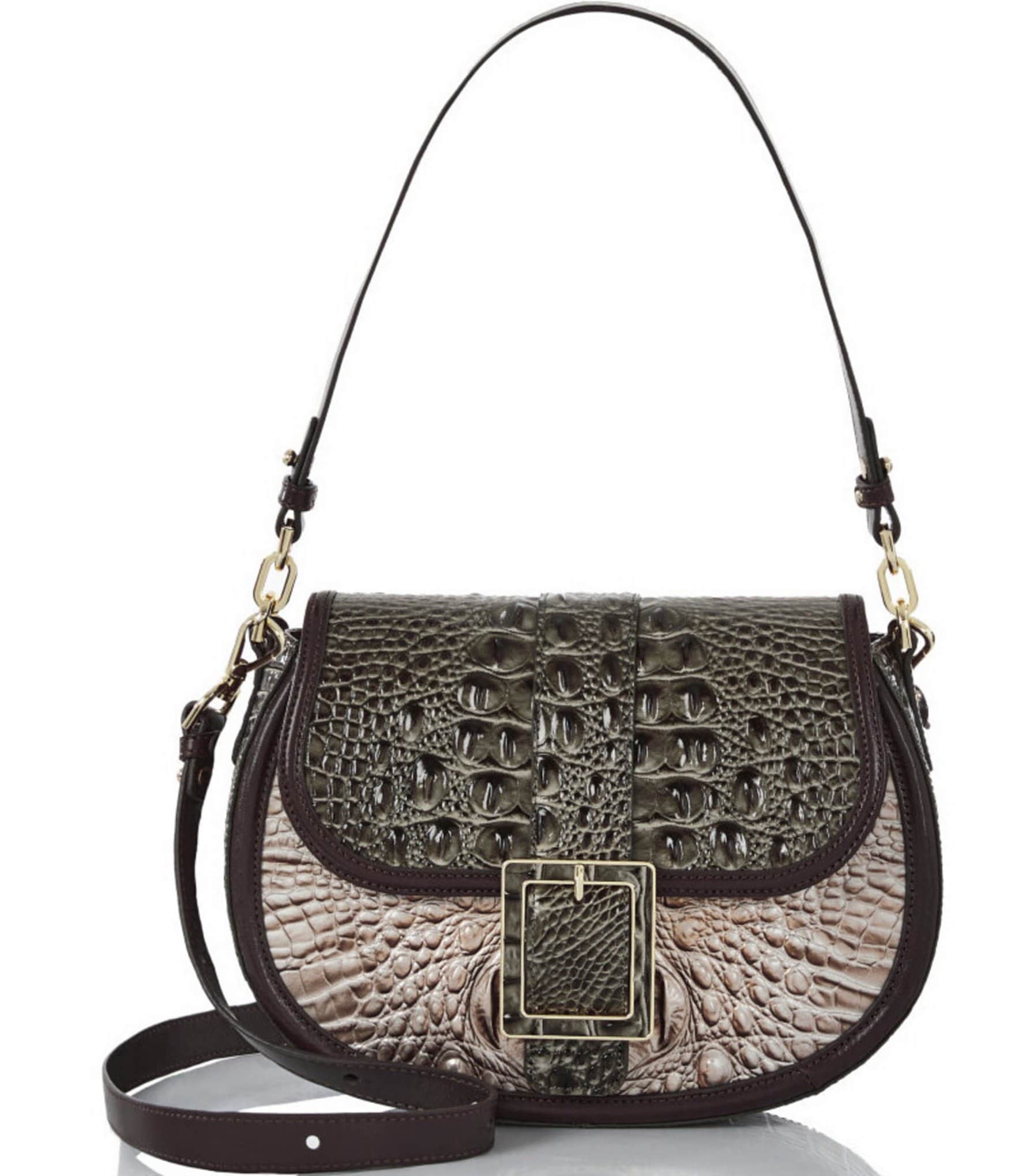BRAHMIN Windermere Collection Cynthia Silver Lining Shoulder Bag ...