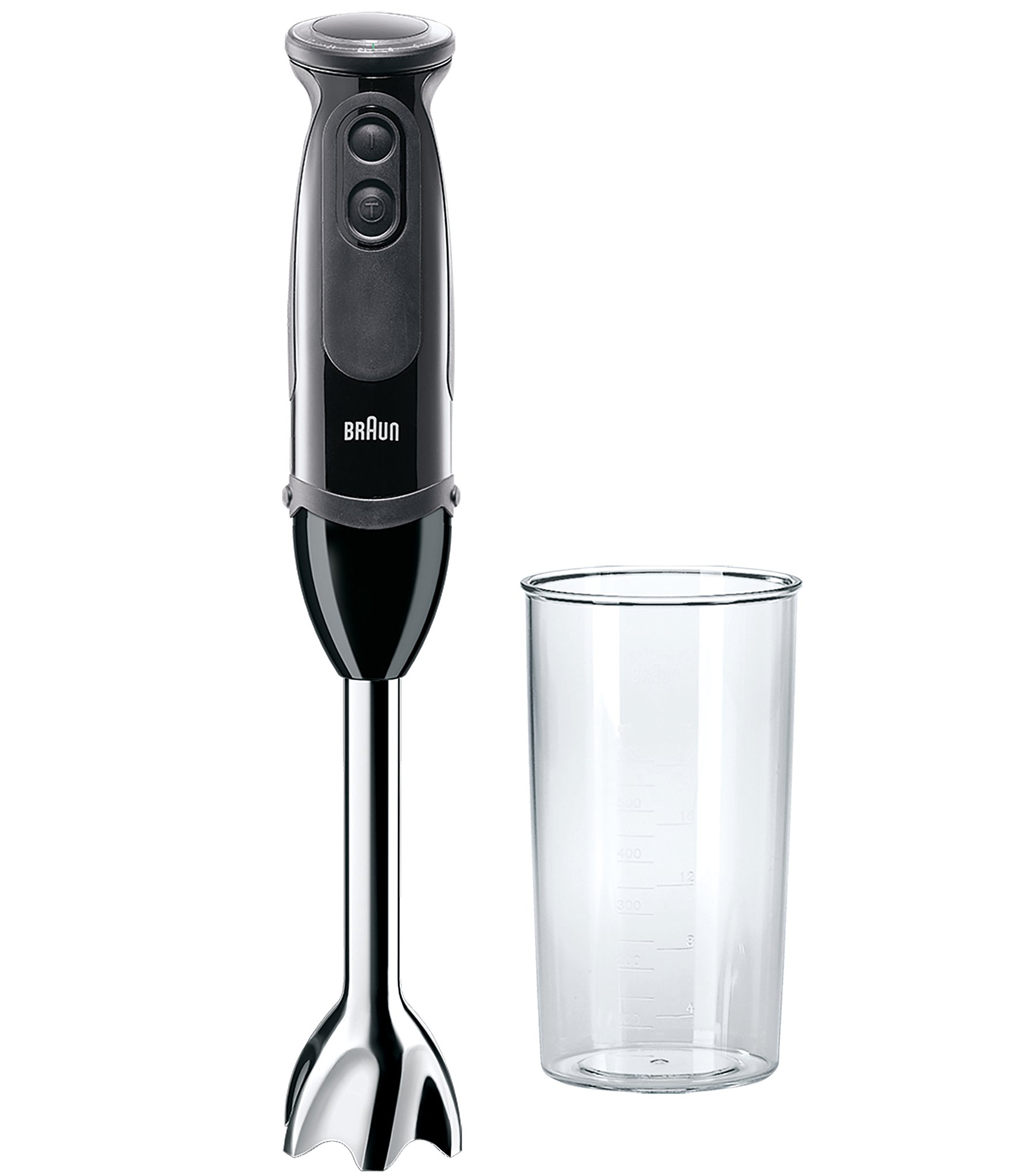 Braun Multiquick 5 Vario Hand Blender (SS Blending Shaft+Beaker) - 21 Speeds