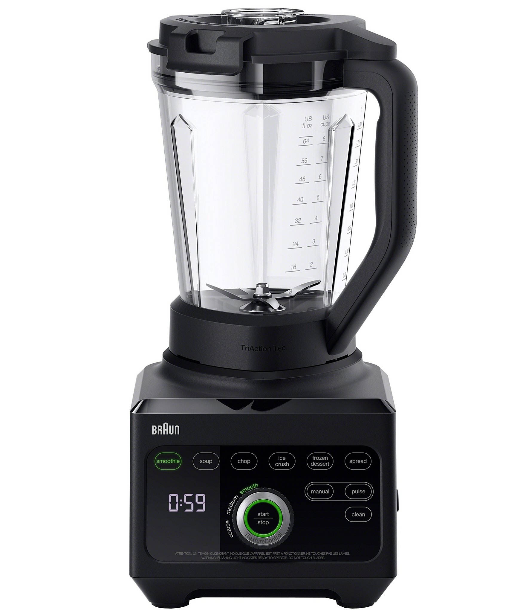 Braun TriForce Power Blender- Black