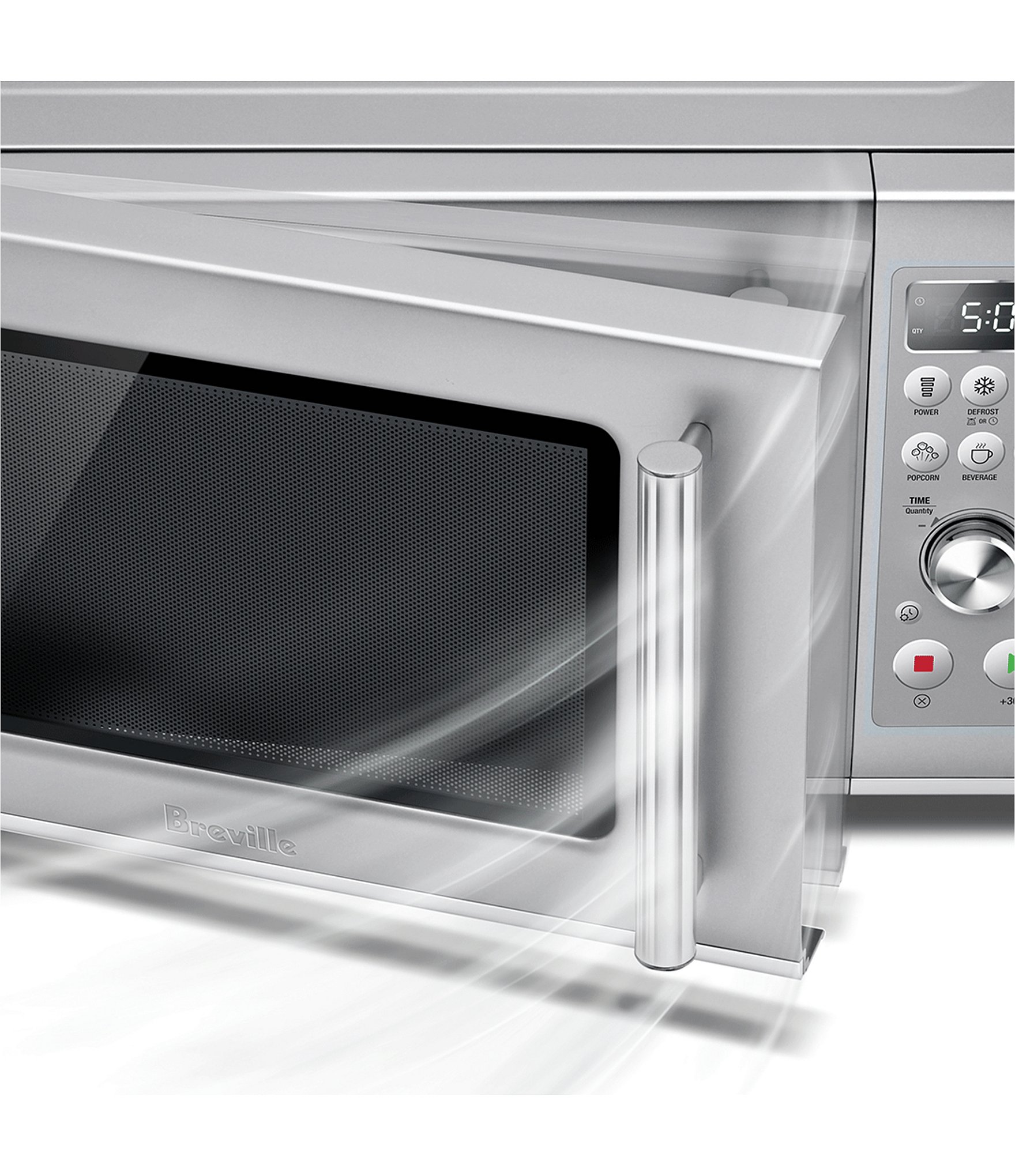 Breville The Compact Wave Soft Close Microwave