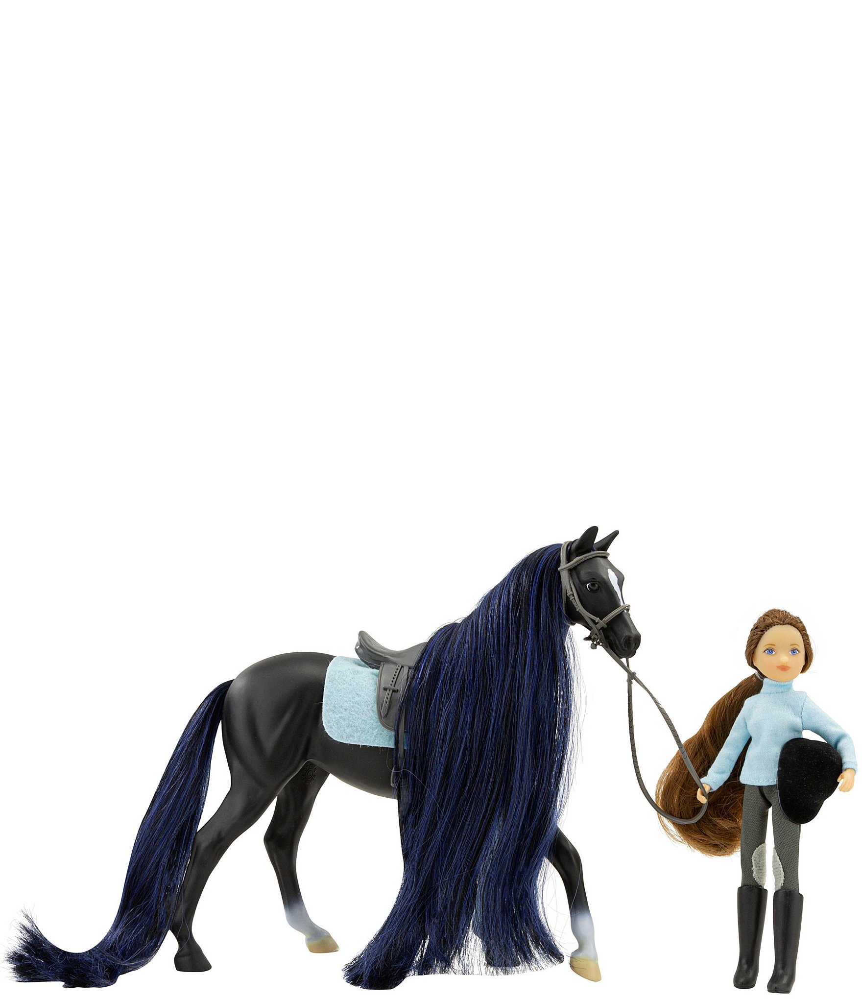 Breyer Thoroughbred Horse & English Rider - Jet & Charlotte