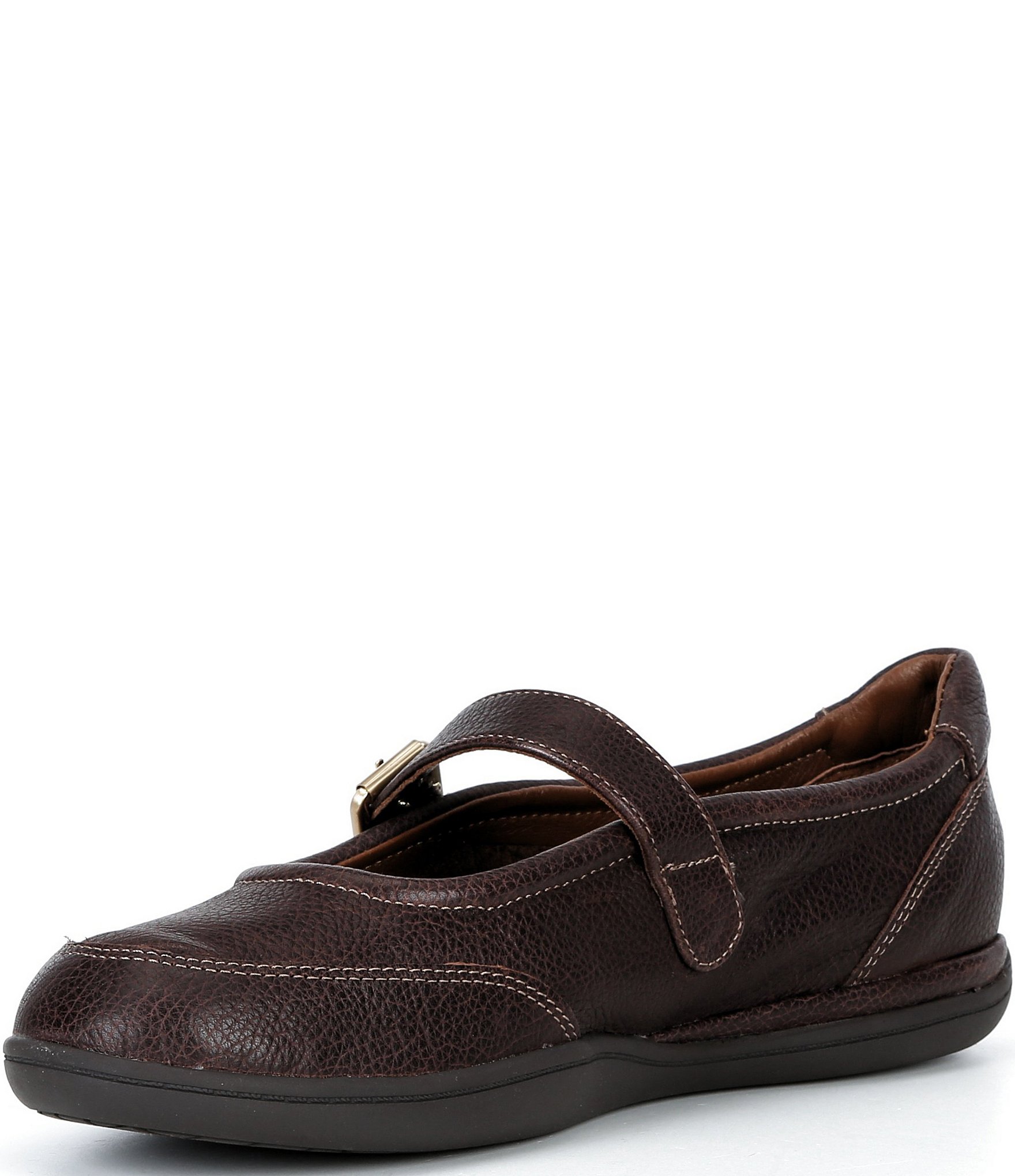 Brioso Berty Leather Mary Jane Flats