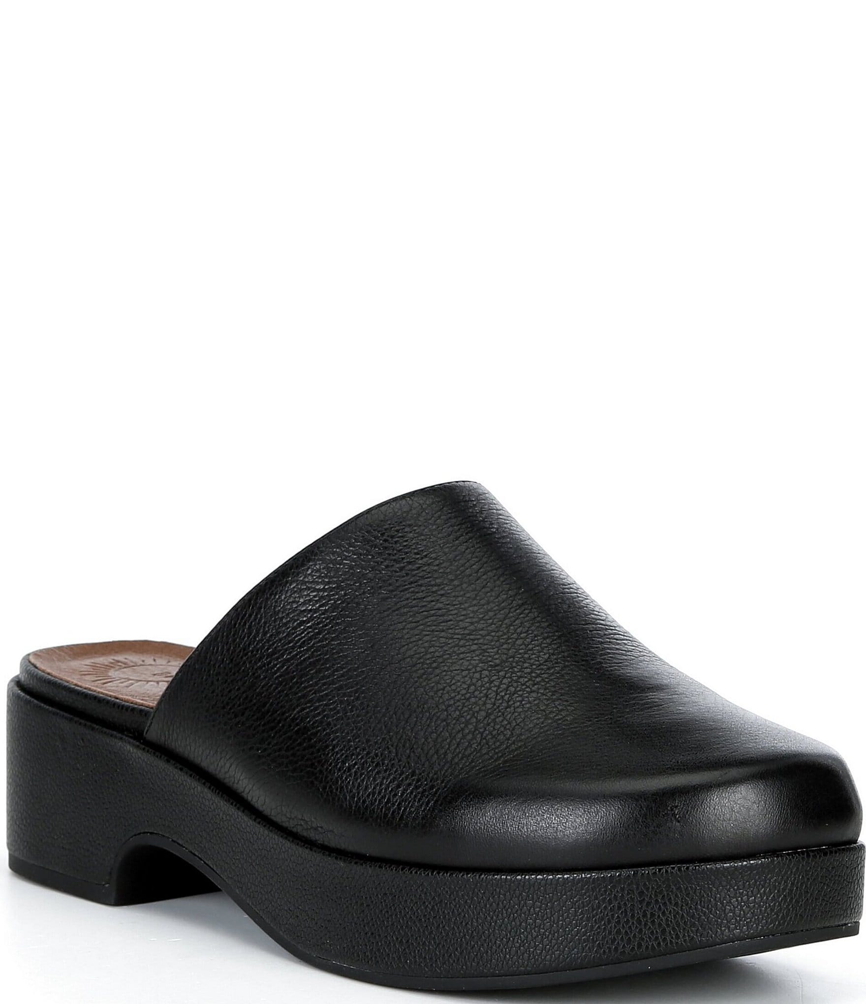 Brioso Brent Leather Slip-On Mules