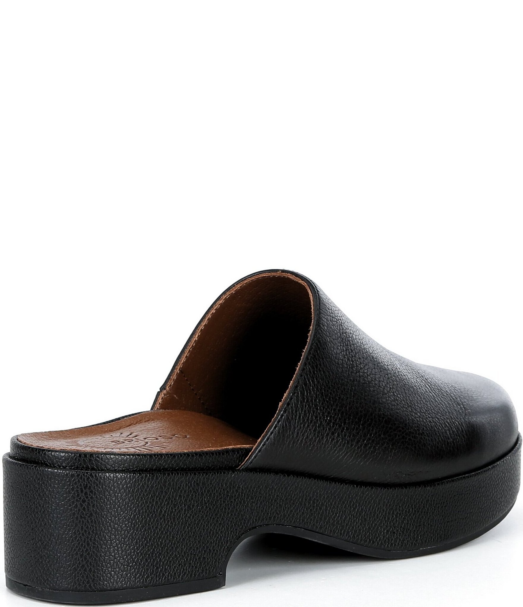 Brioso Brent Leather Slip-On Mules