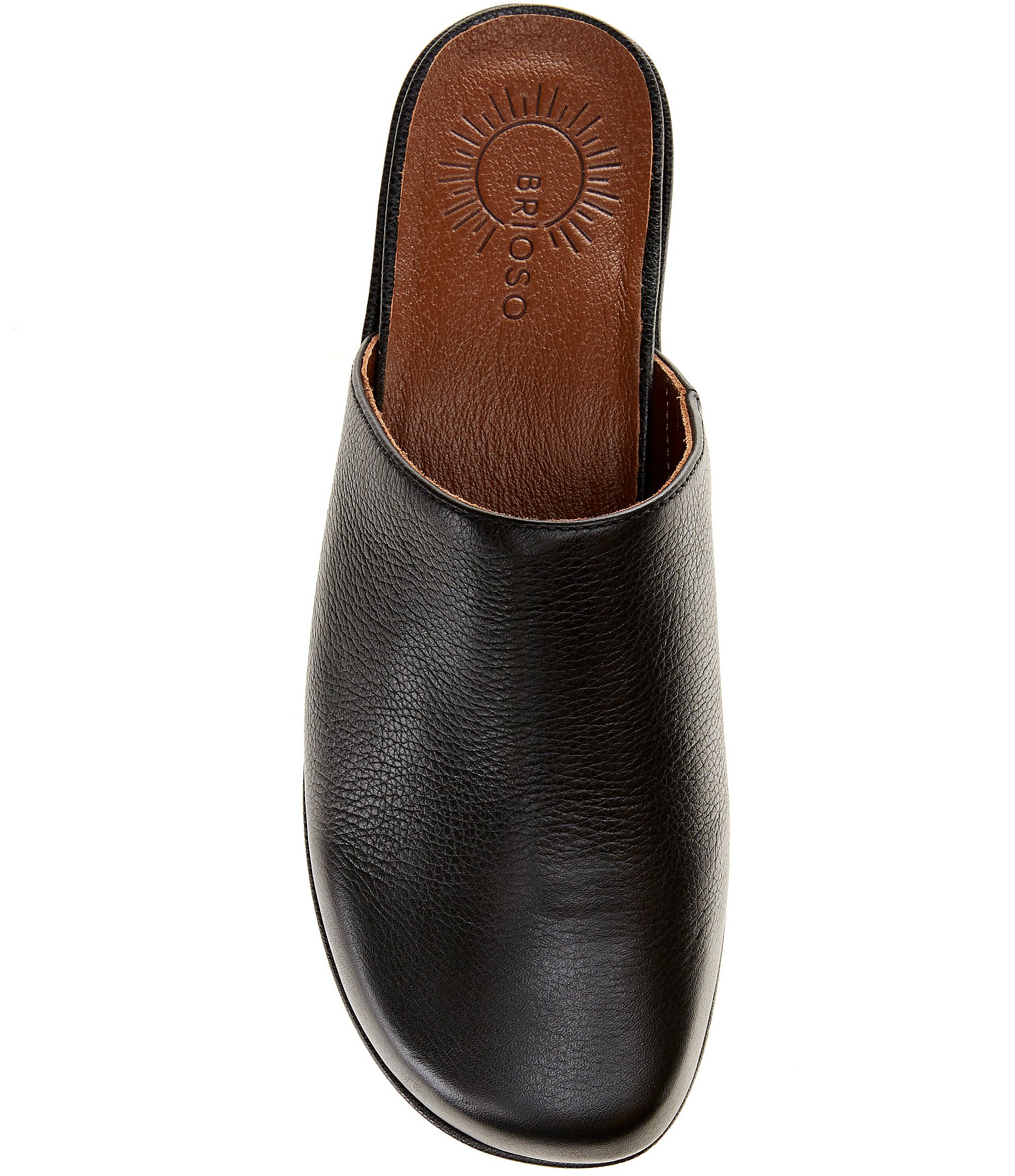 Brioso Brent Leather Slip-On Mules