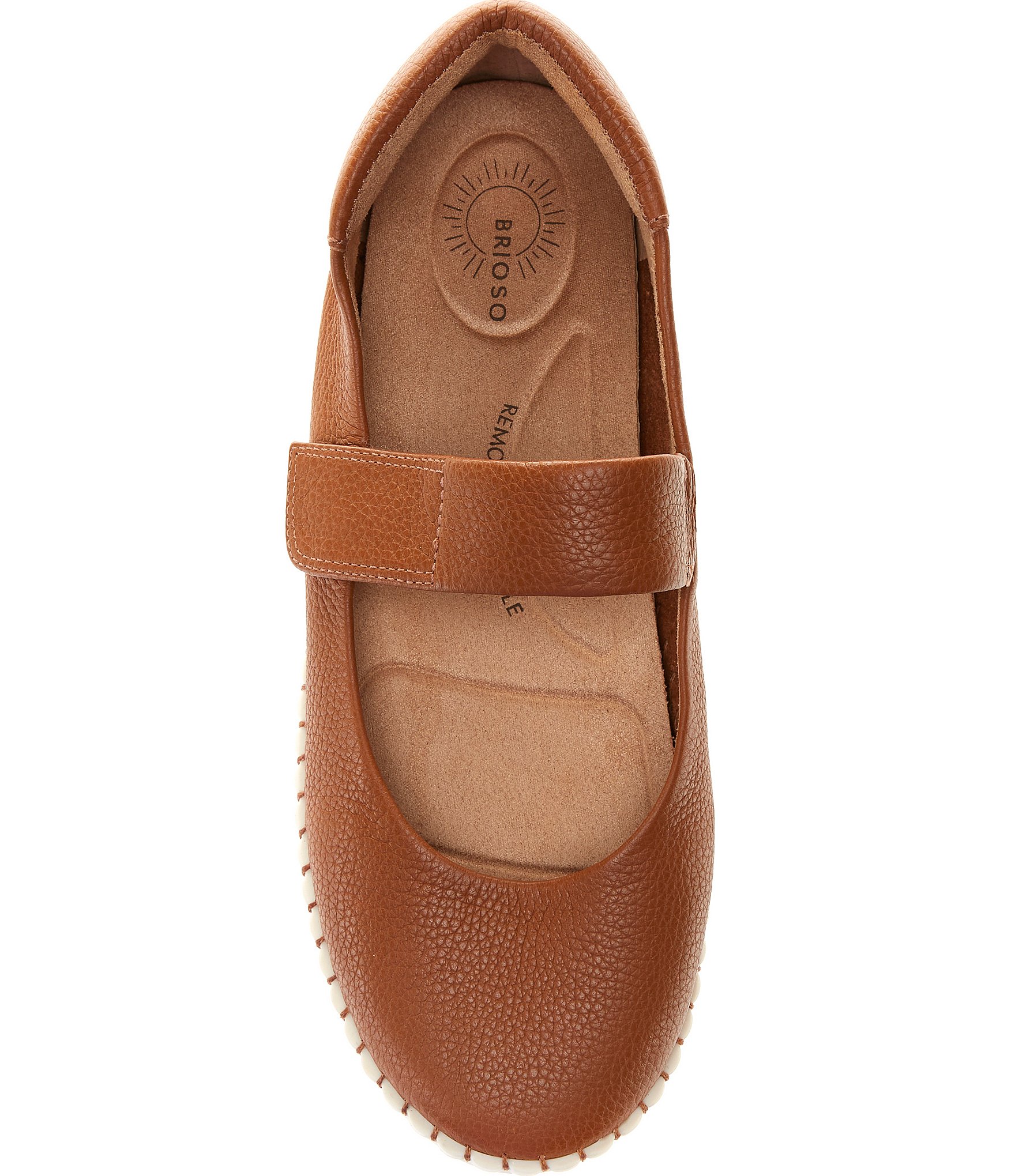 Brioso Samara Leather Mary Janes