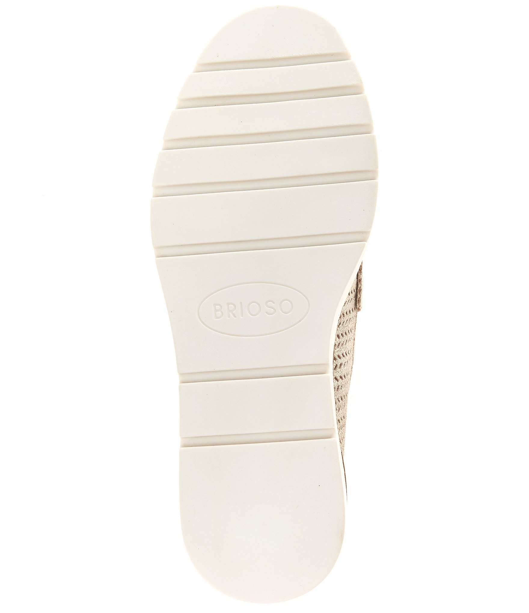Brioso Samson Perforated Metallic Leather Loafers