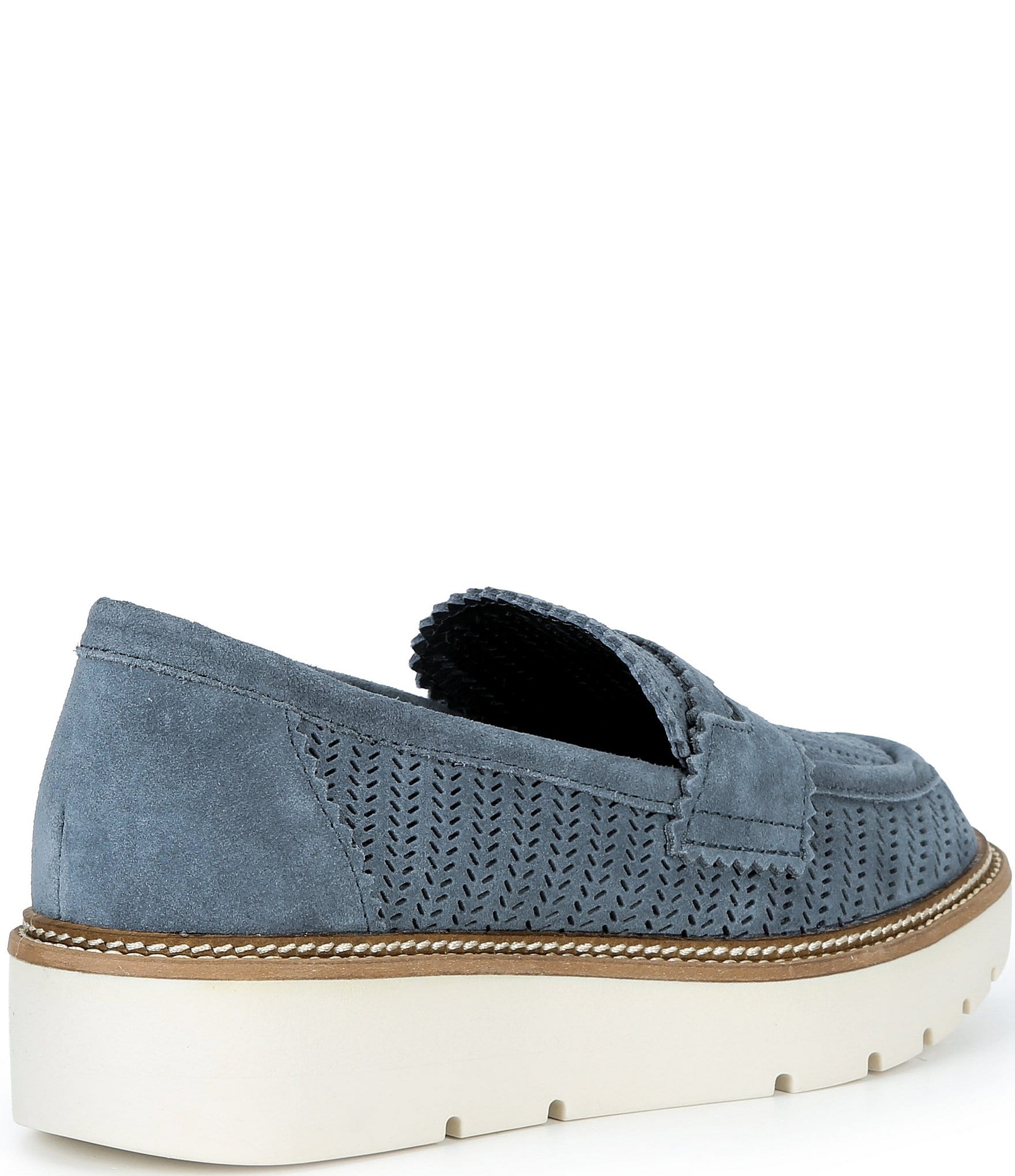 Brioso Samson Perforated Suede Loafers